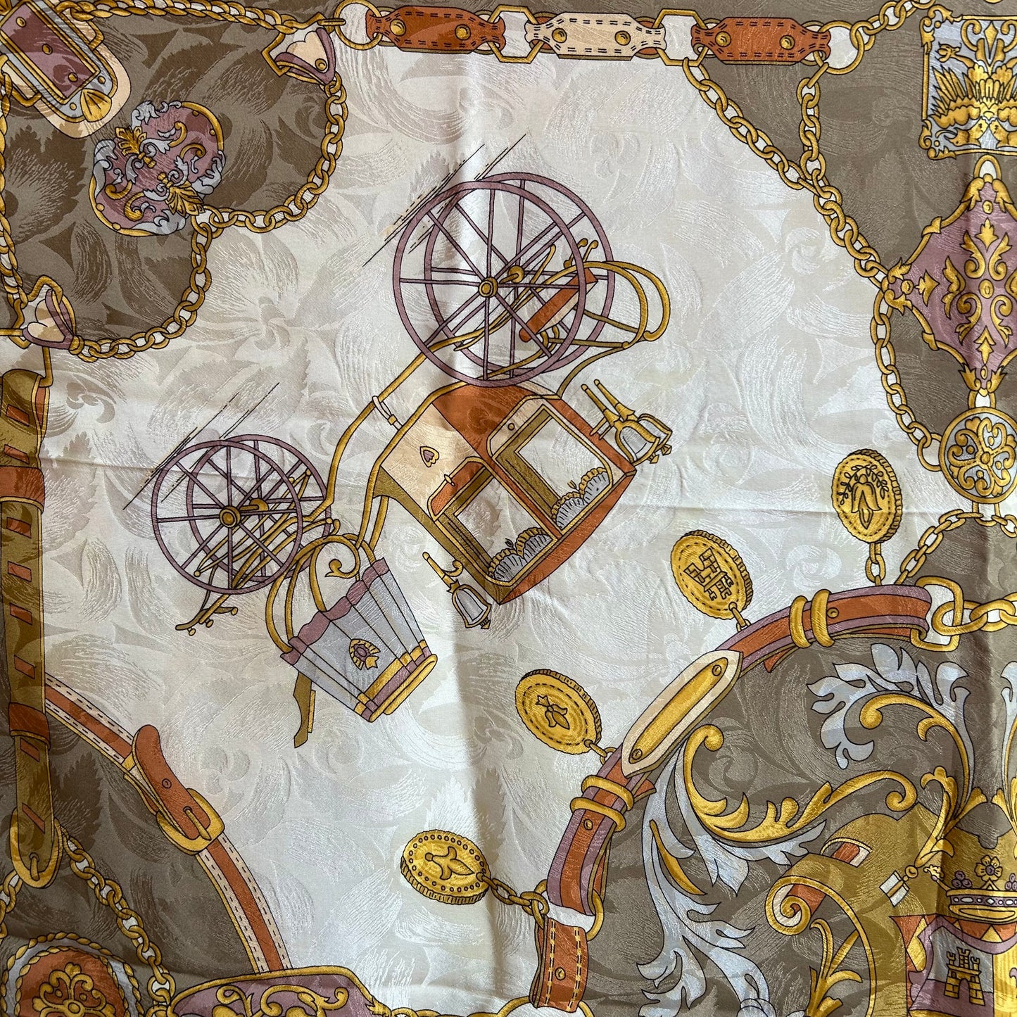 Foulard in seta “Carrozze”