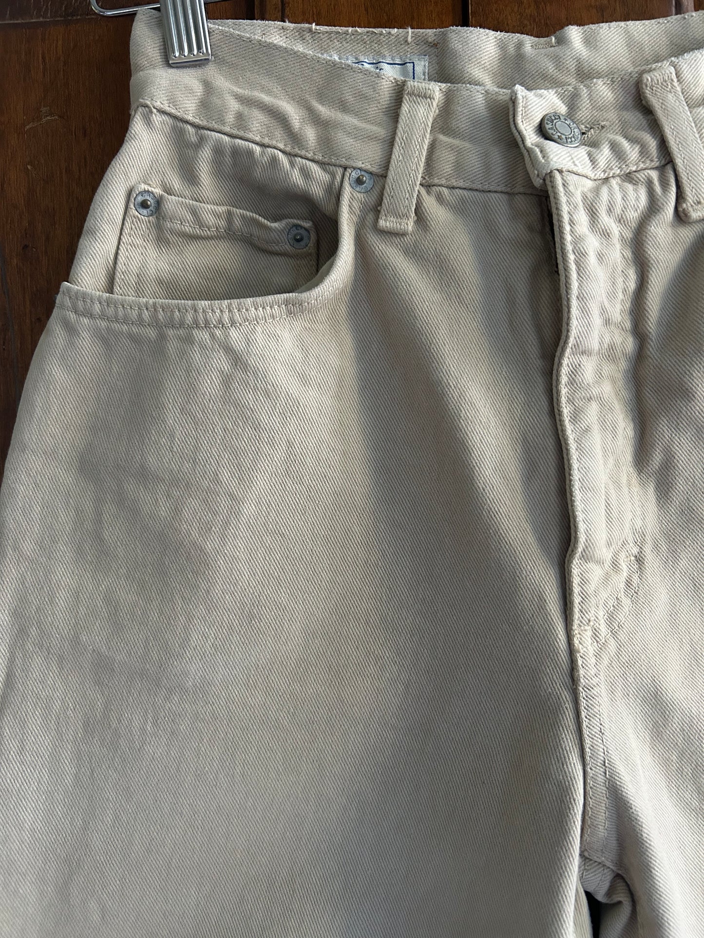 Jeans panna 100% cotone