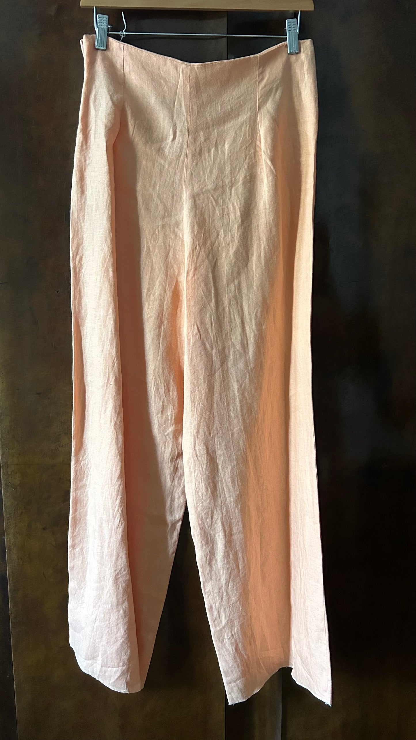 Pantaloni palazzo pesca