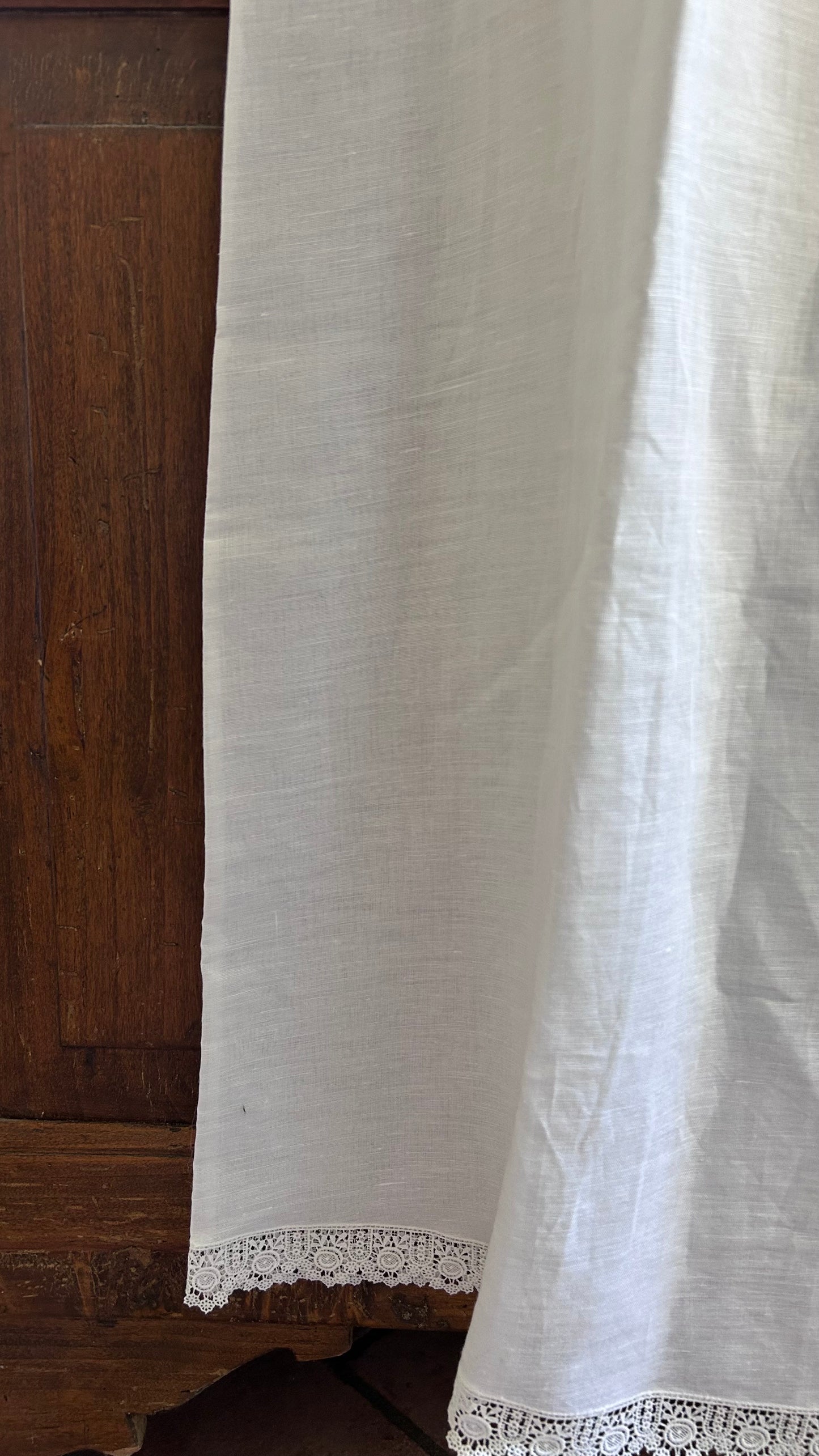 vestito in lino e cotone