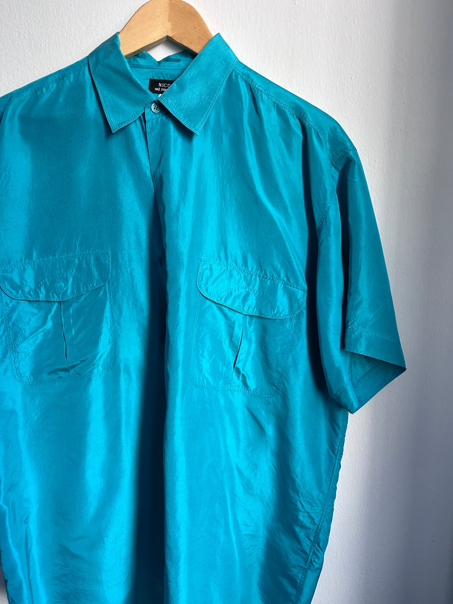 Camicia over verde