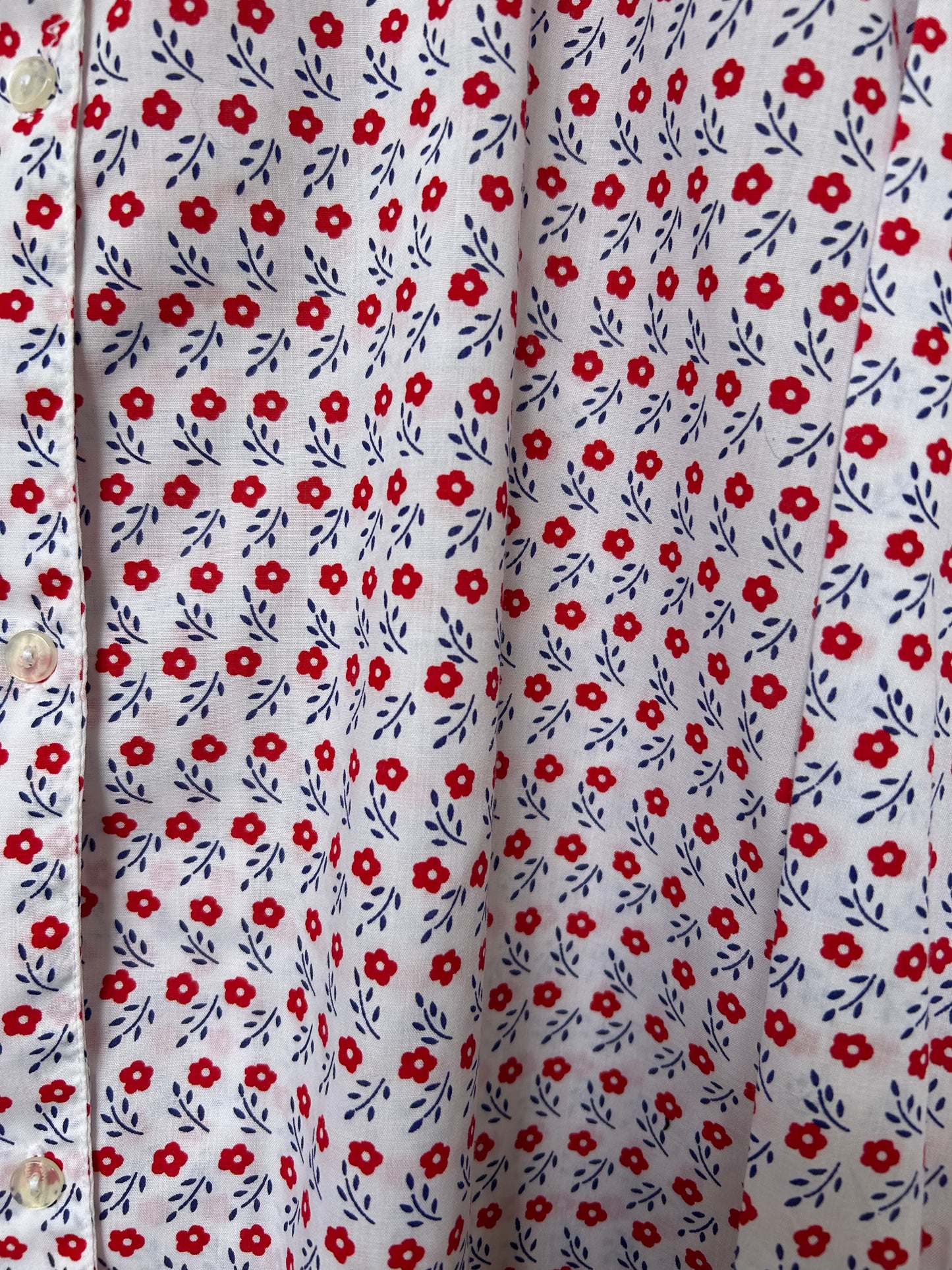Camicia fiori rossi