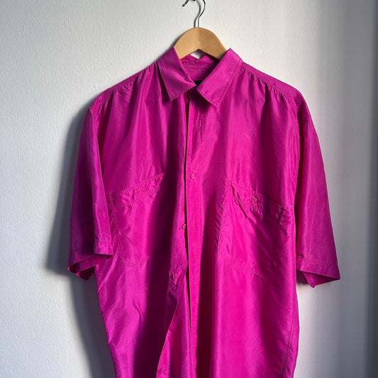 Camicia over in seta