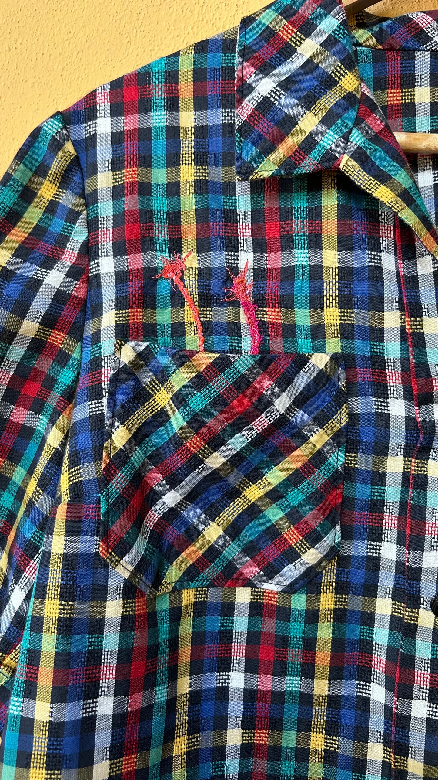 Camicia scozzese toni freddi
