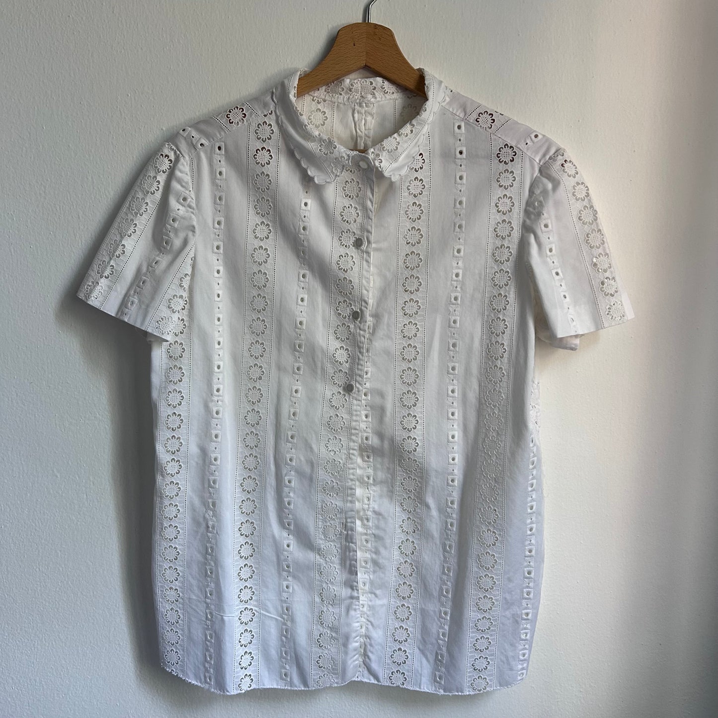 Camicia in pizzo sangallo