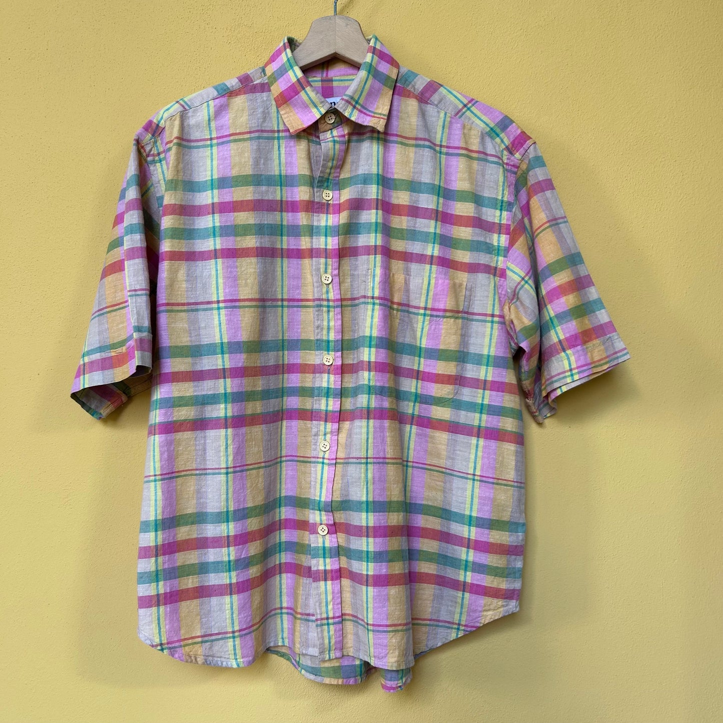 Camicia "scozzese" rosa