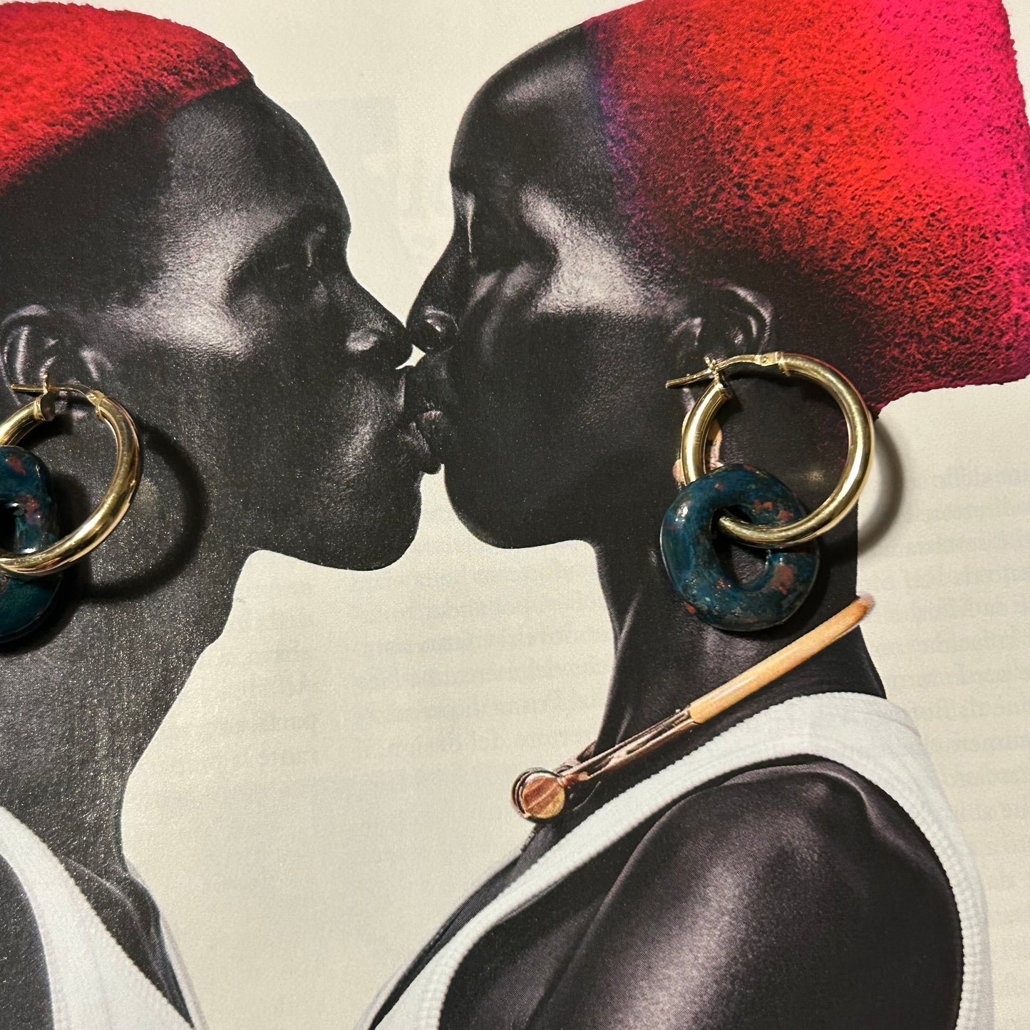 Orecchini “Nettuno a pois”