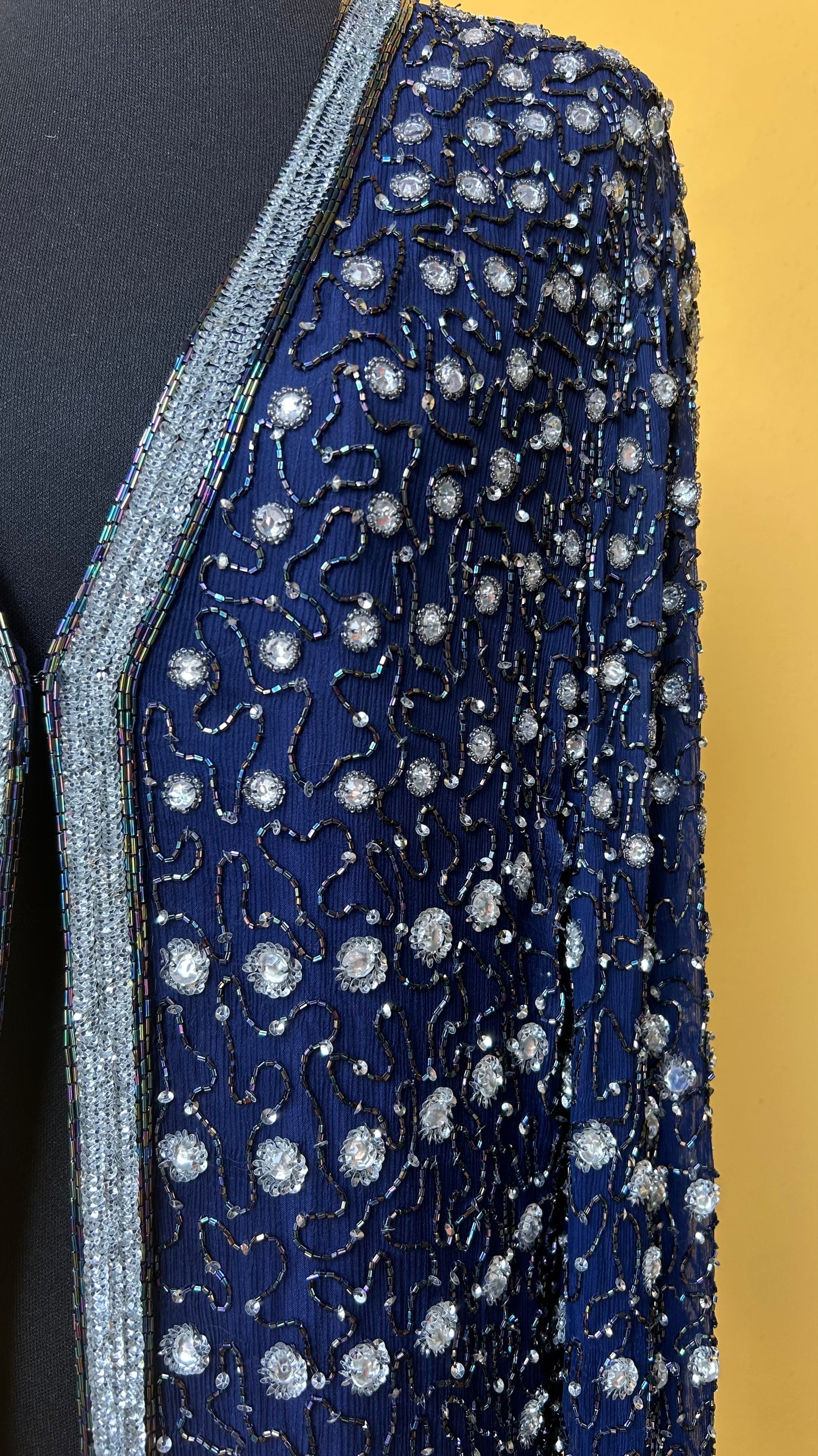 Camicia di perline e paillettes