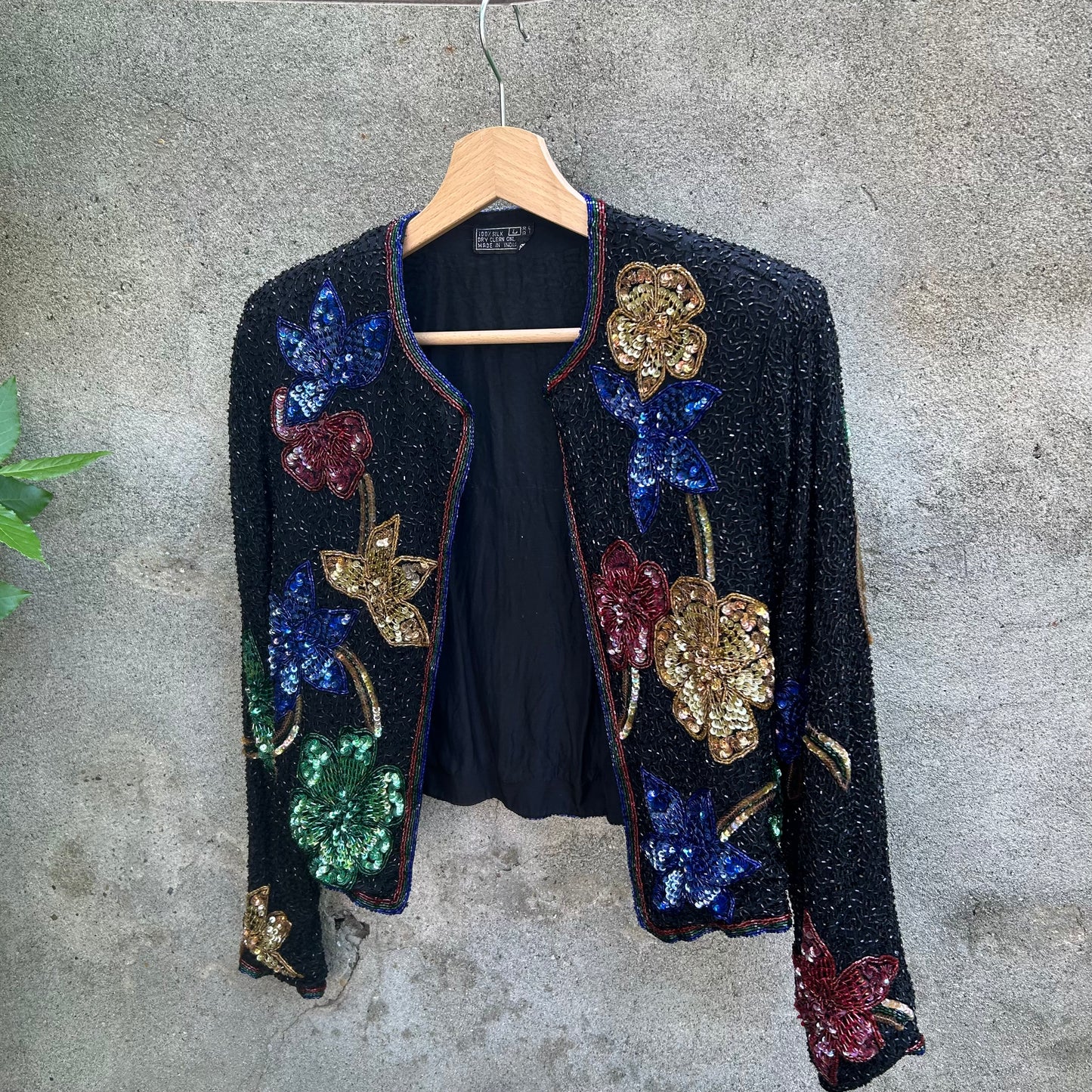 Bolero ricamato a fiori