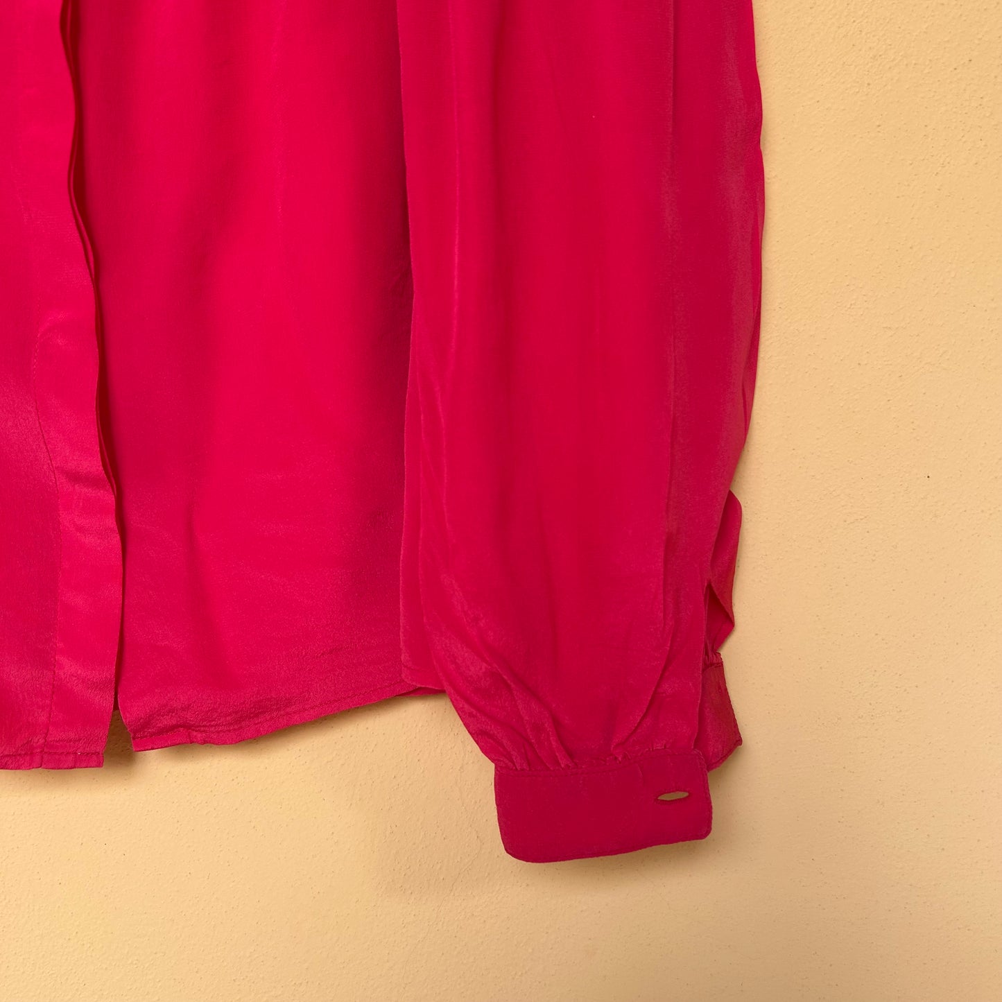 Camicia seta rossa