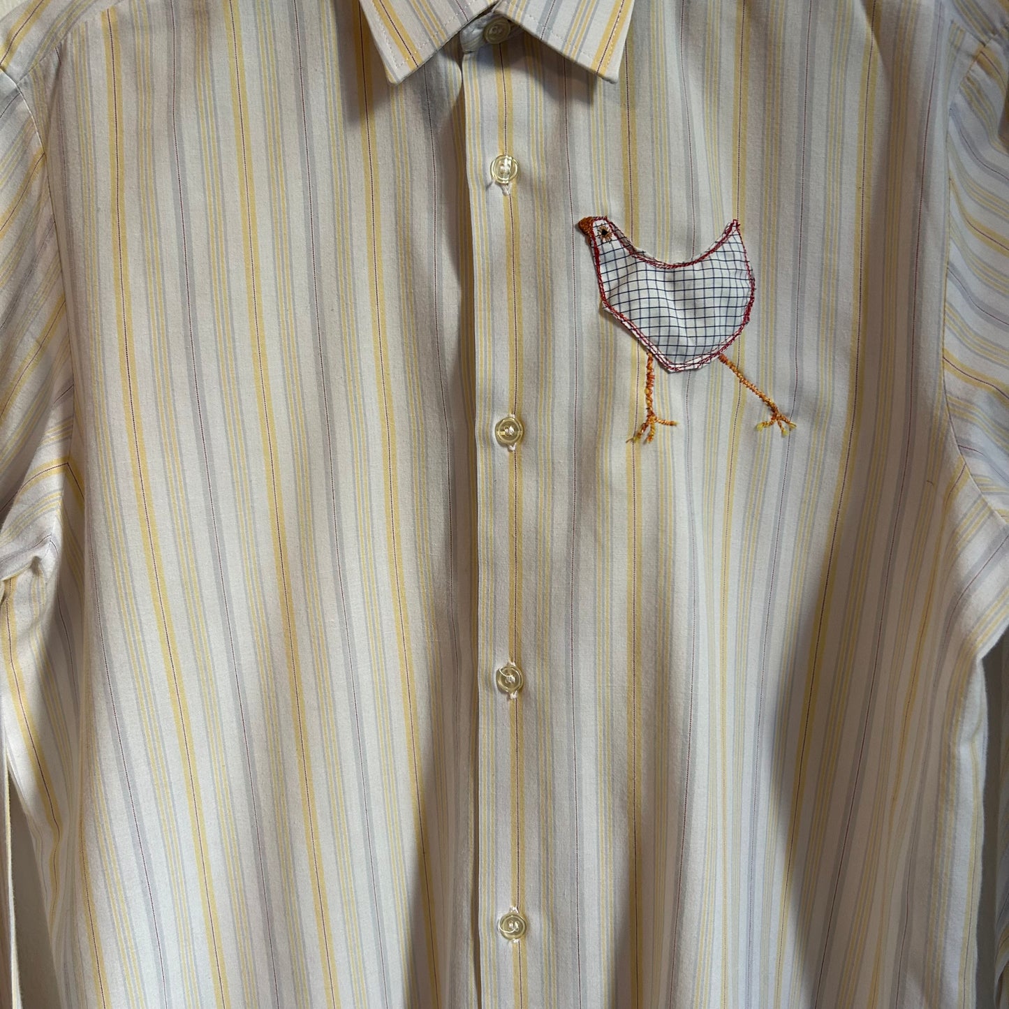 Camicia “Gallina, righe e quadretti”