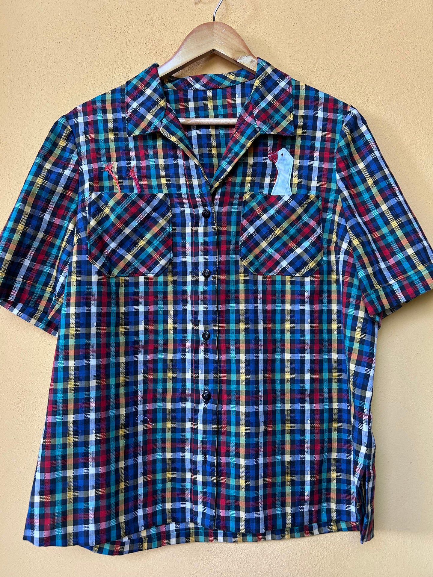 Camicia scozzese toni freddi