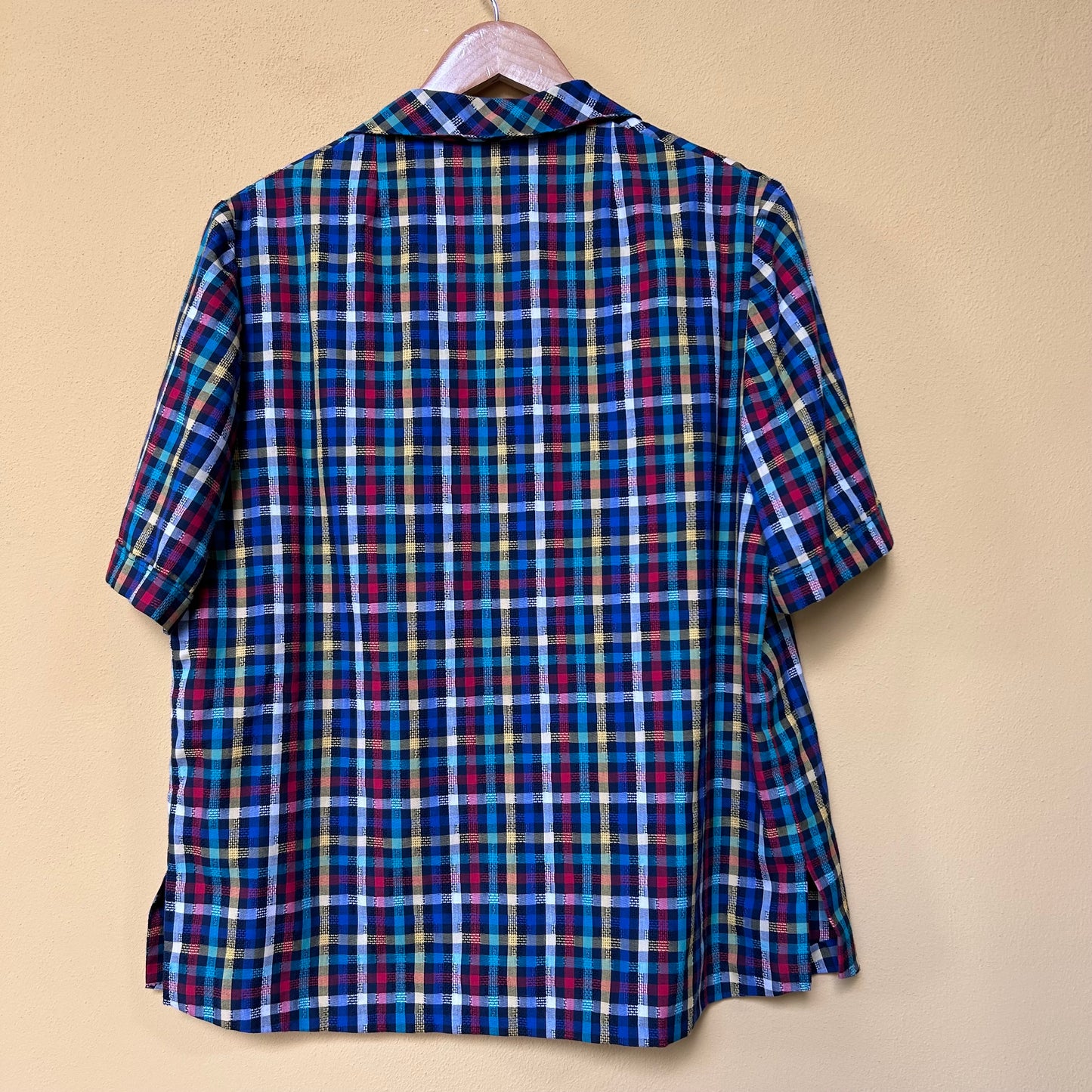 Camicia scozzese toni freddi
