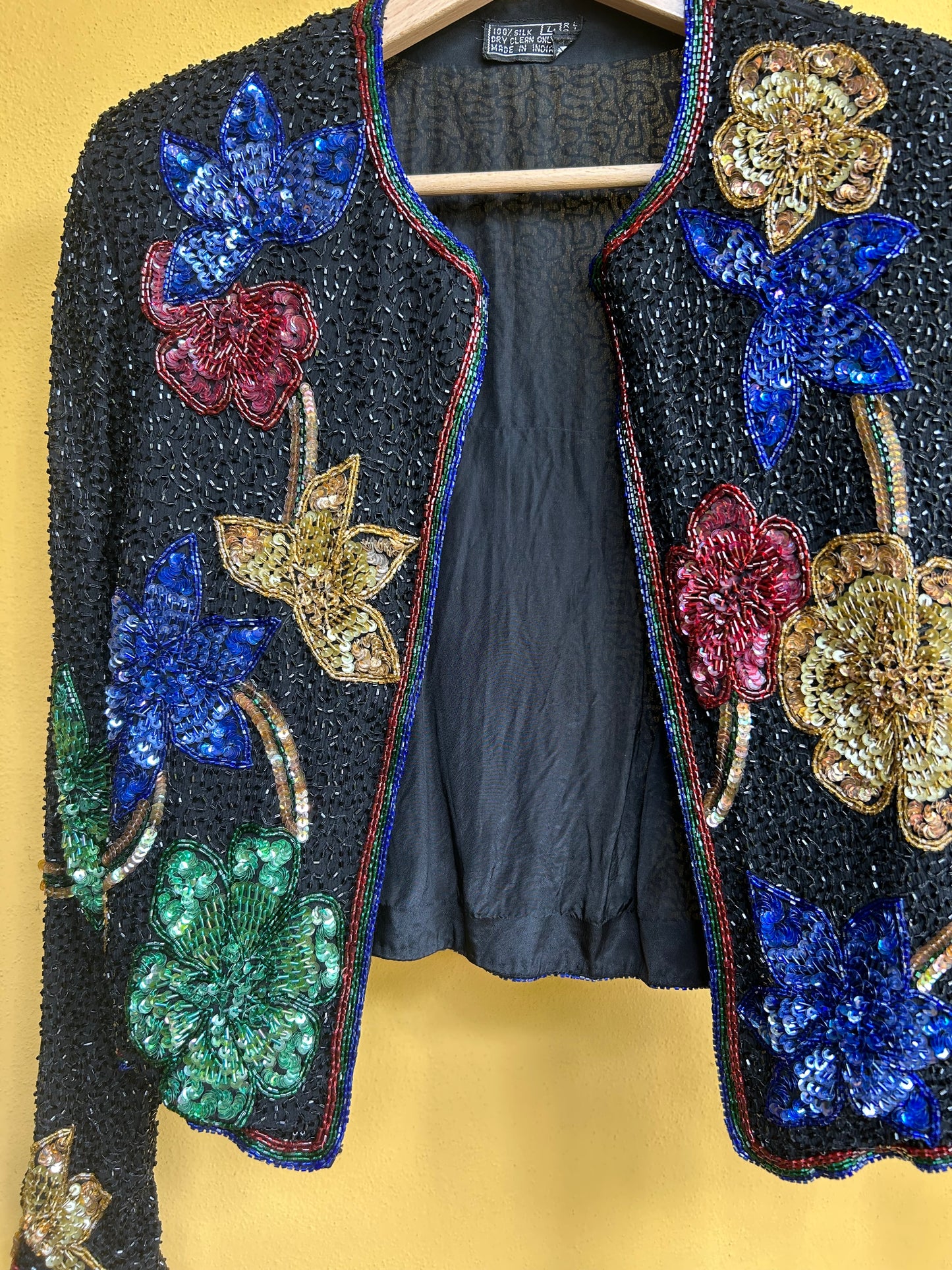 Bolero ricamato a fiori