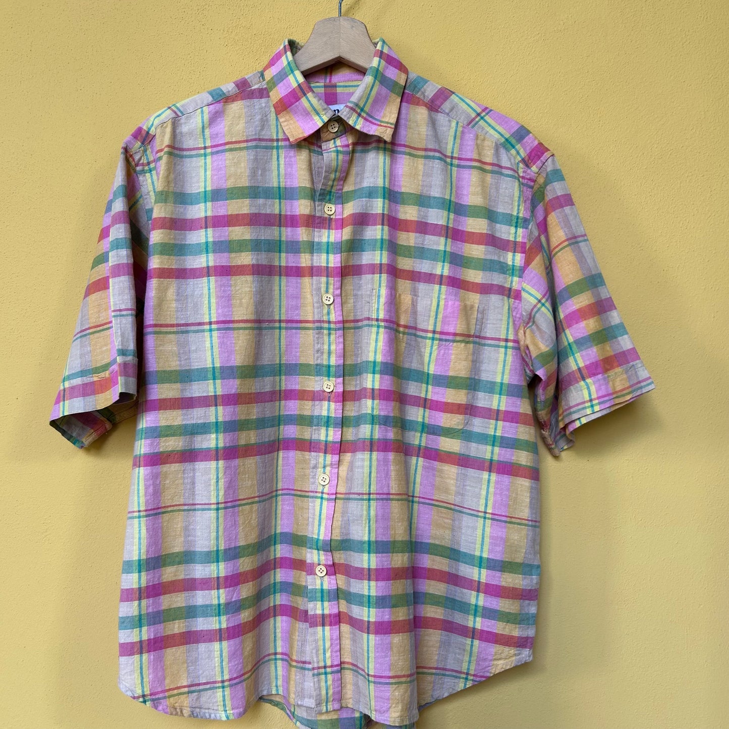 Camicia "scozzese" rosa