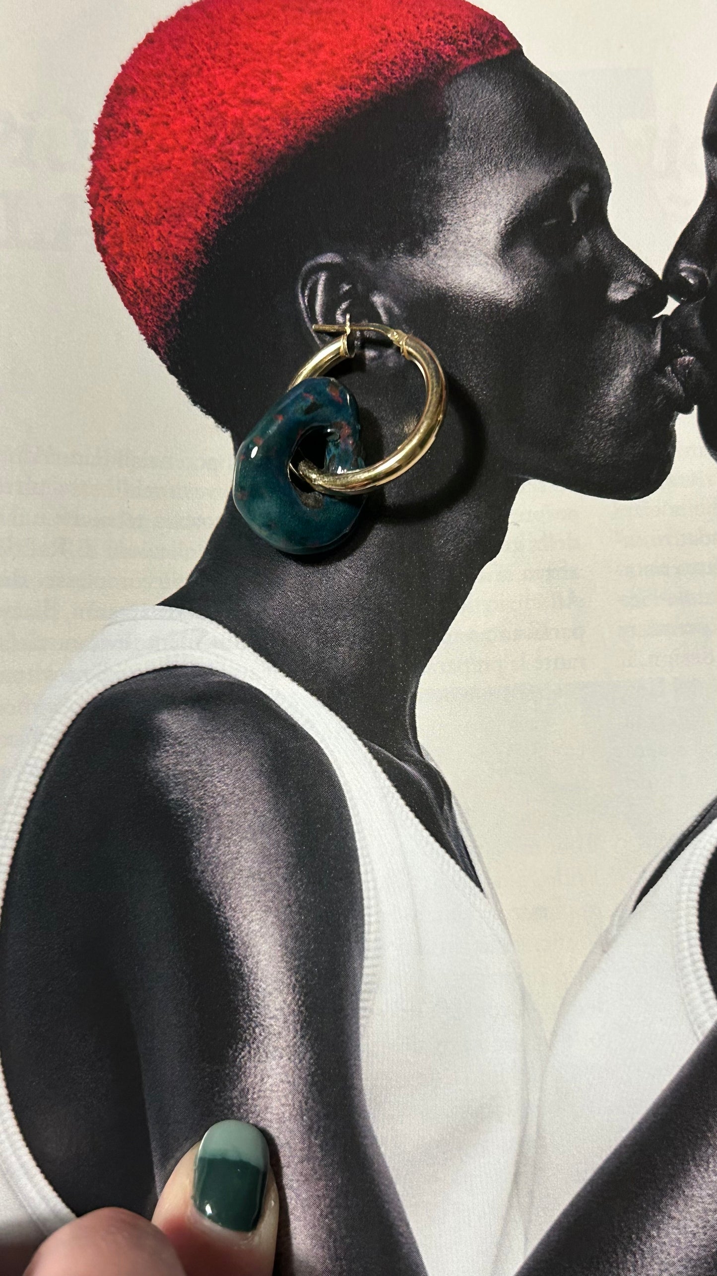 Orecchini “Nettuno a pois”