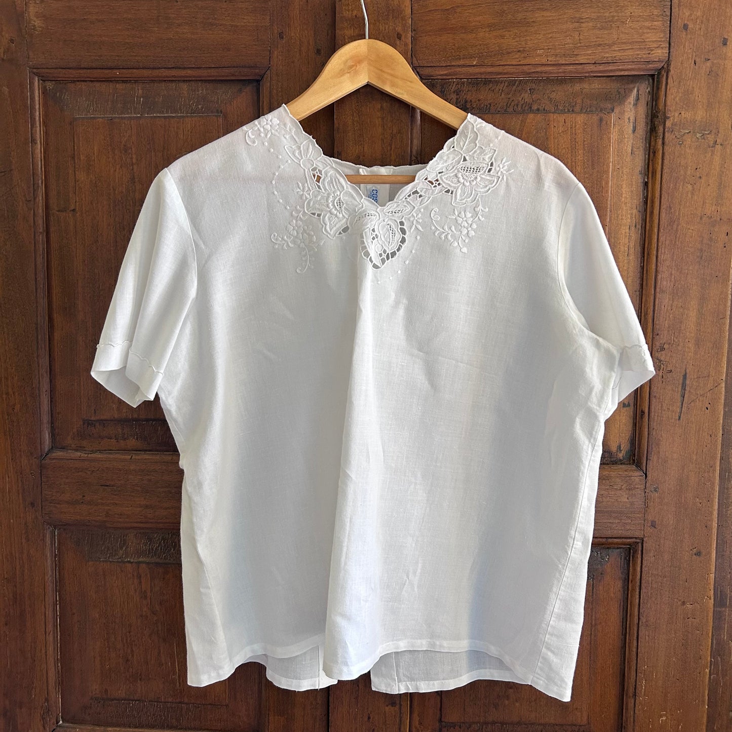 Camicia Lino con bottoni sul retro