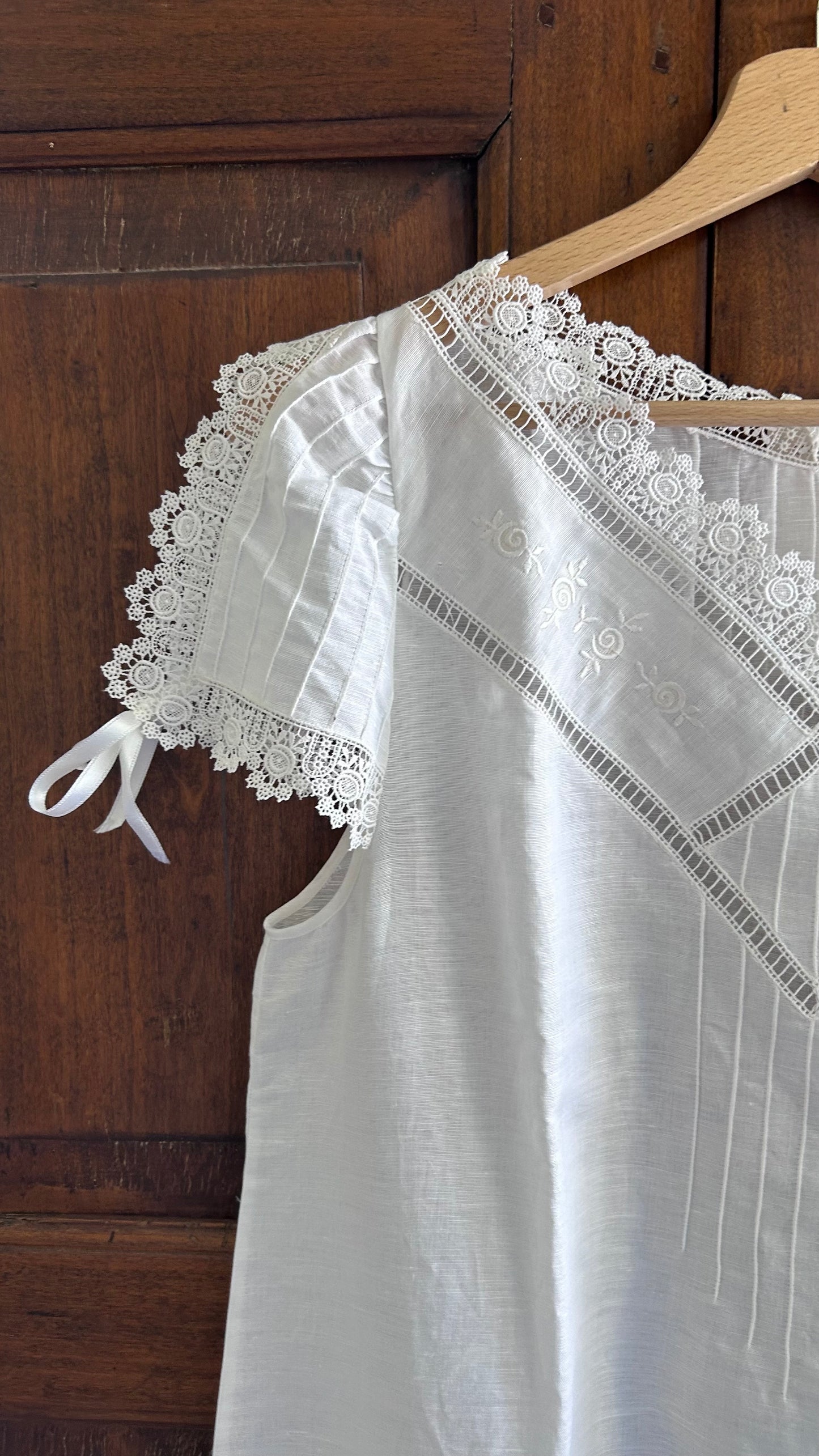 vestito in lino e cotone