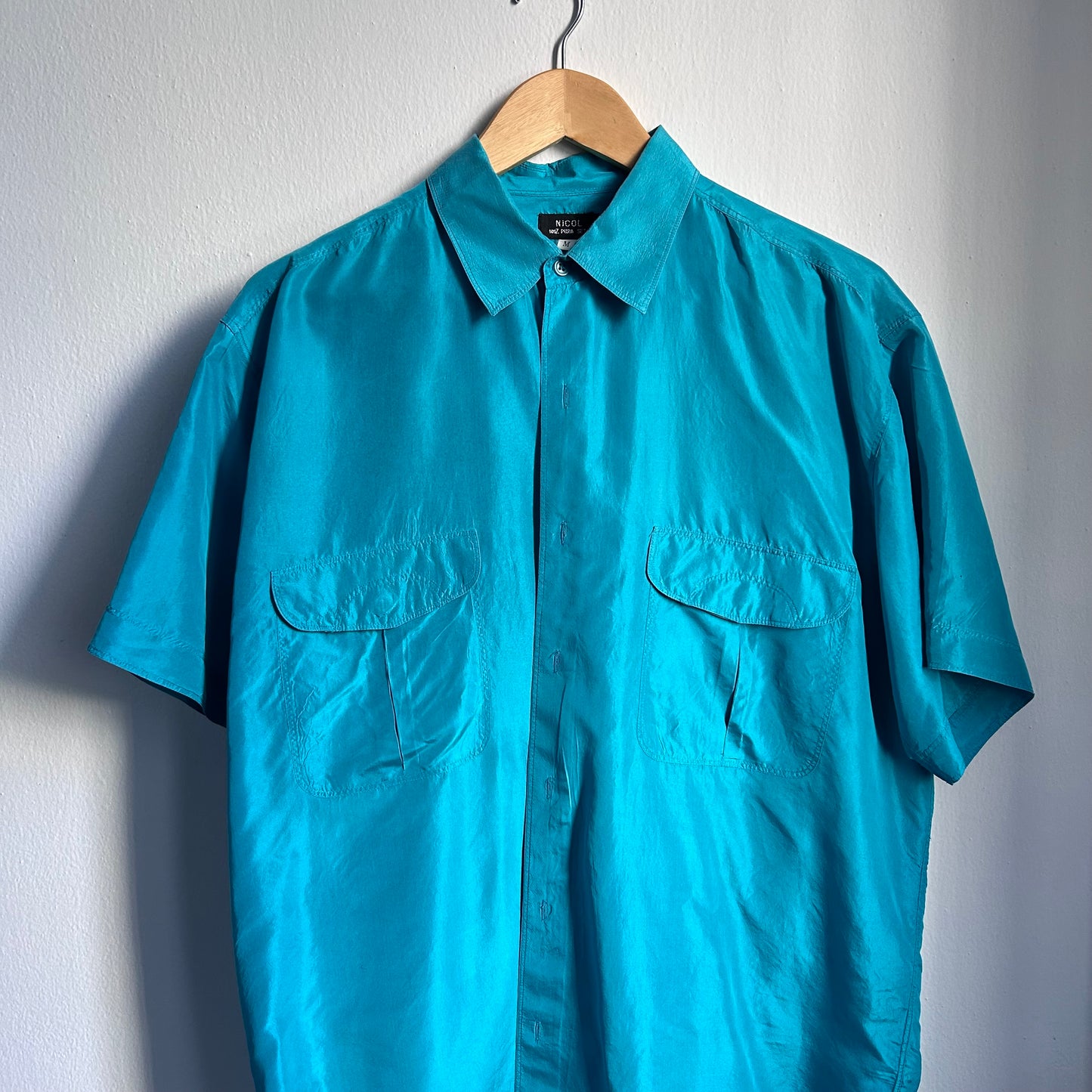 Camicia over verde