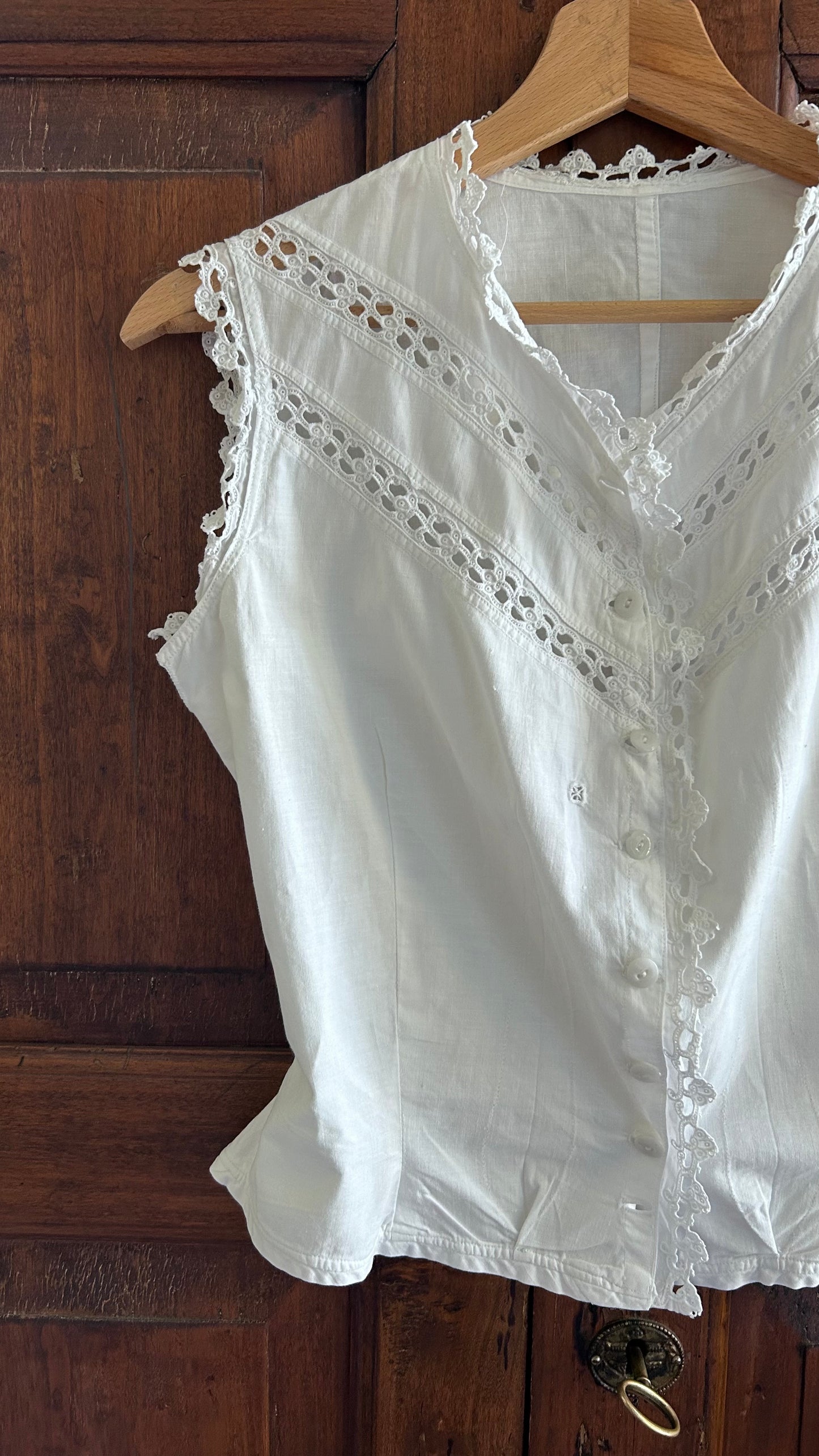 camicetta con pizzo