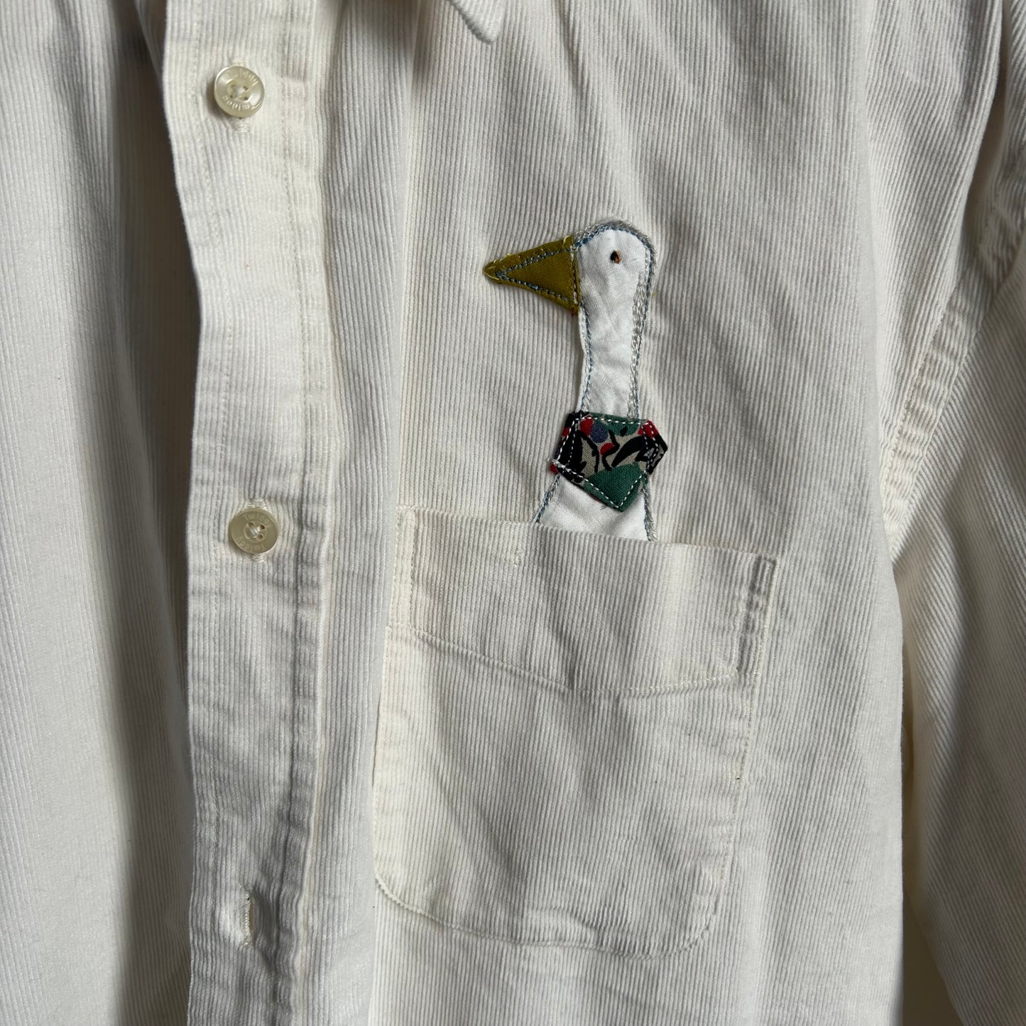 Camicia bimbo con oca