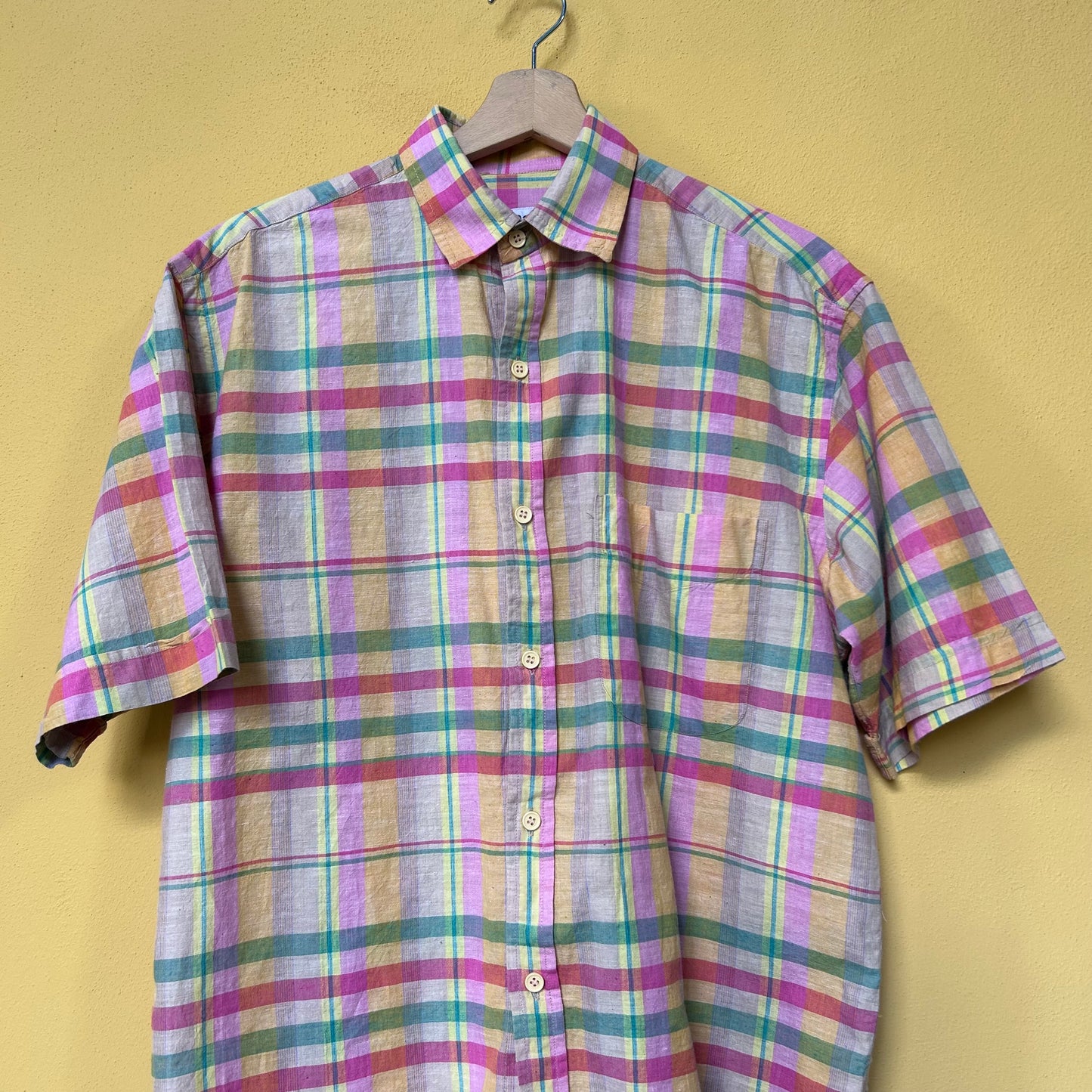 Camicia "scozzese" rosa