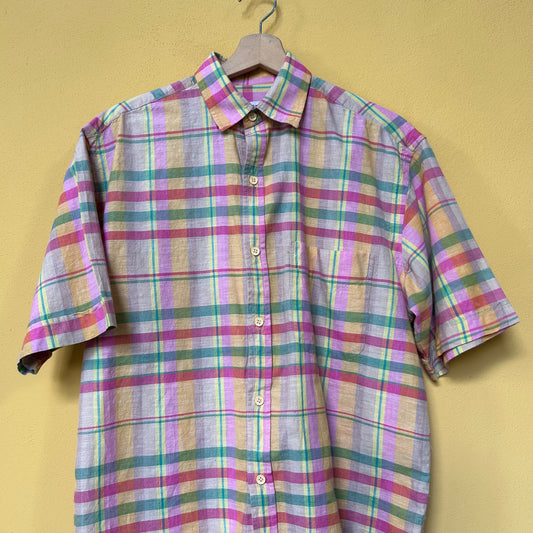 Camicia "scozzese" rosa