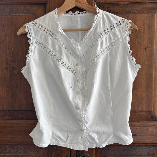 camicetta con pizzo
