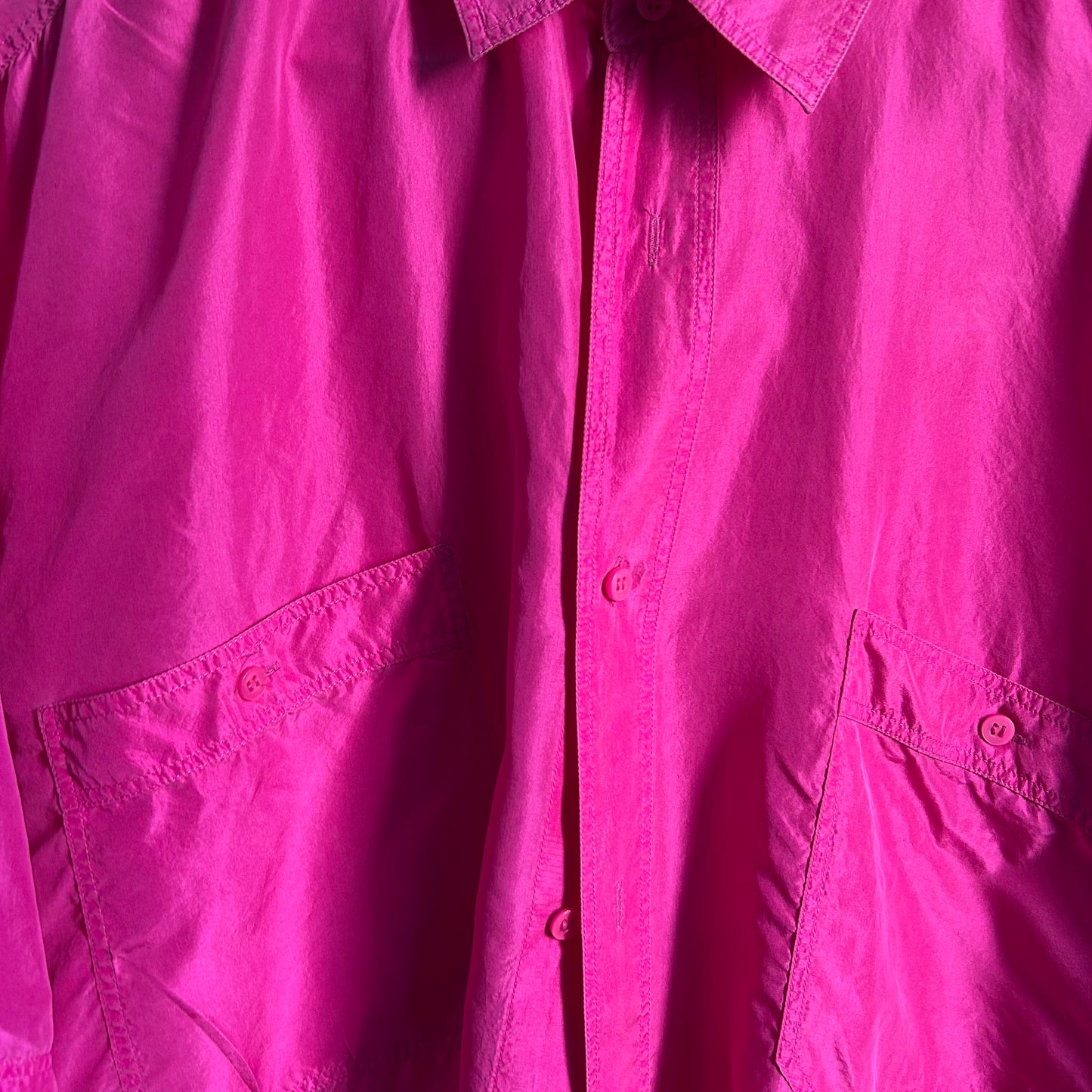 Camicia over in seta