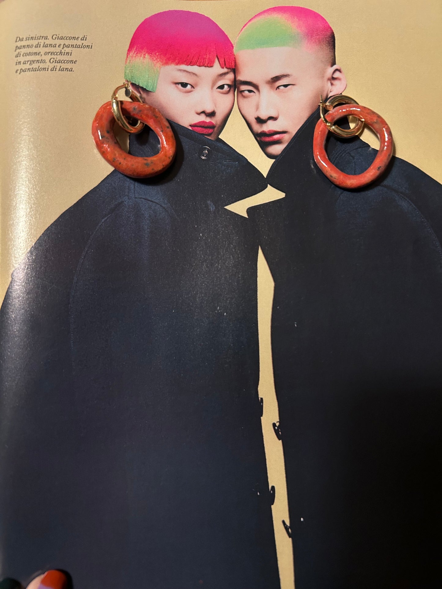 Orecchini “Rosso di Verona”