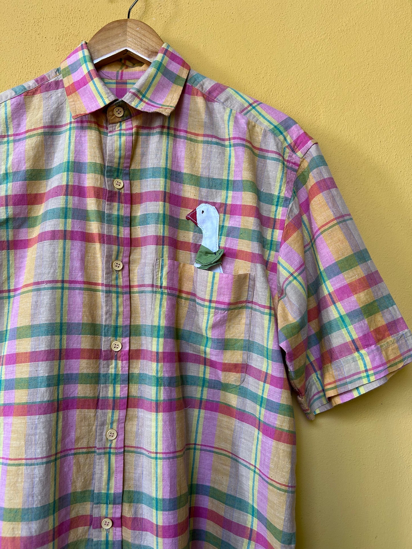 Camicia "scozzese" rosa