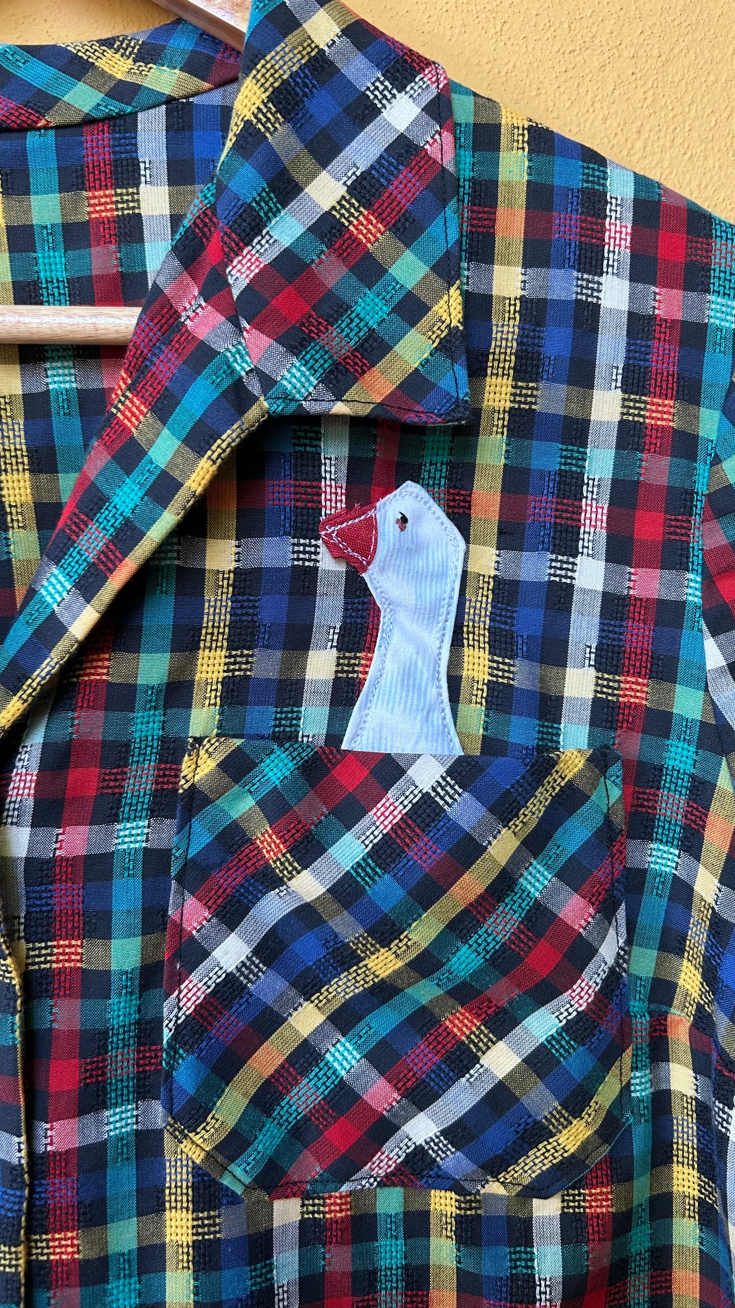 Camicia scozzese toni freddi