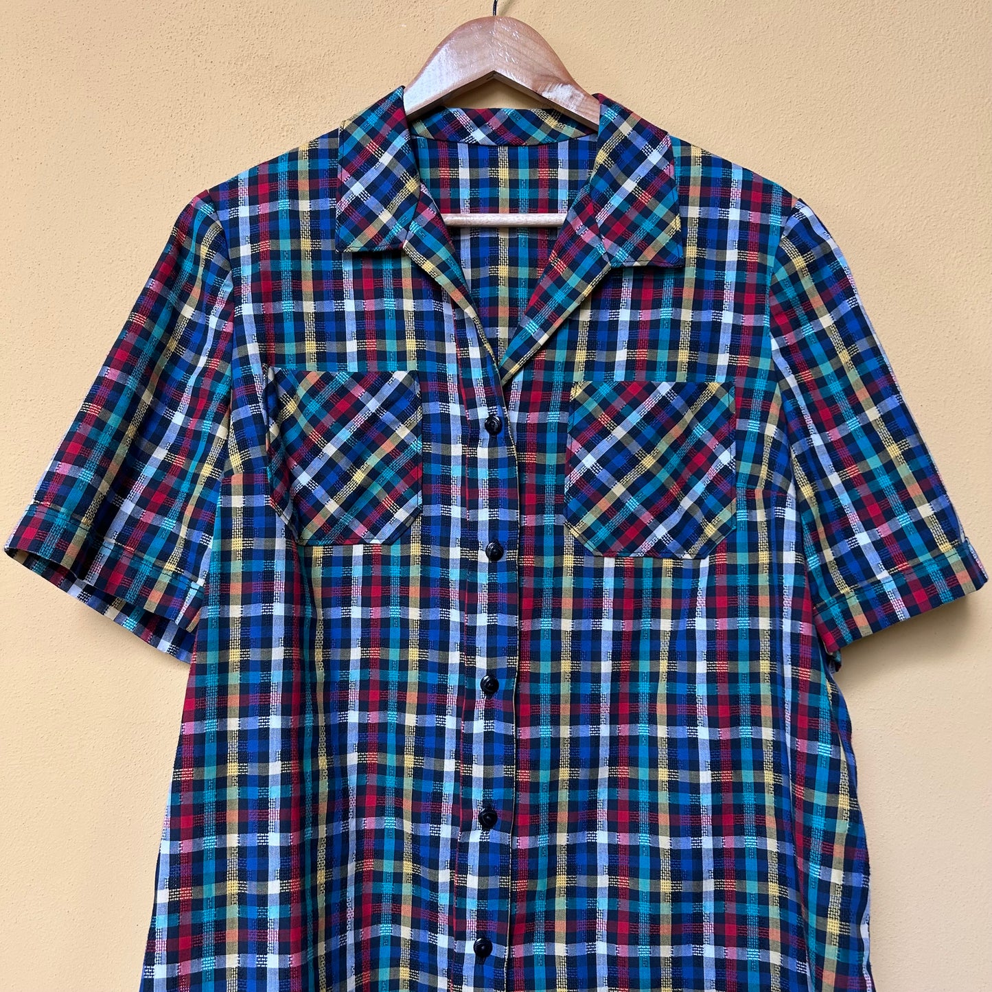 Camicia scozzese toni freddi