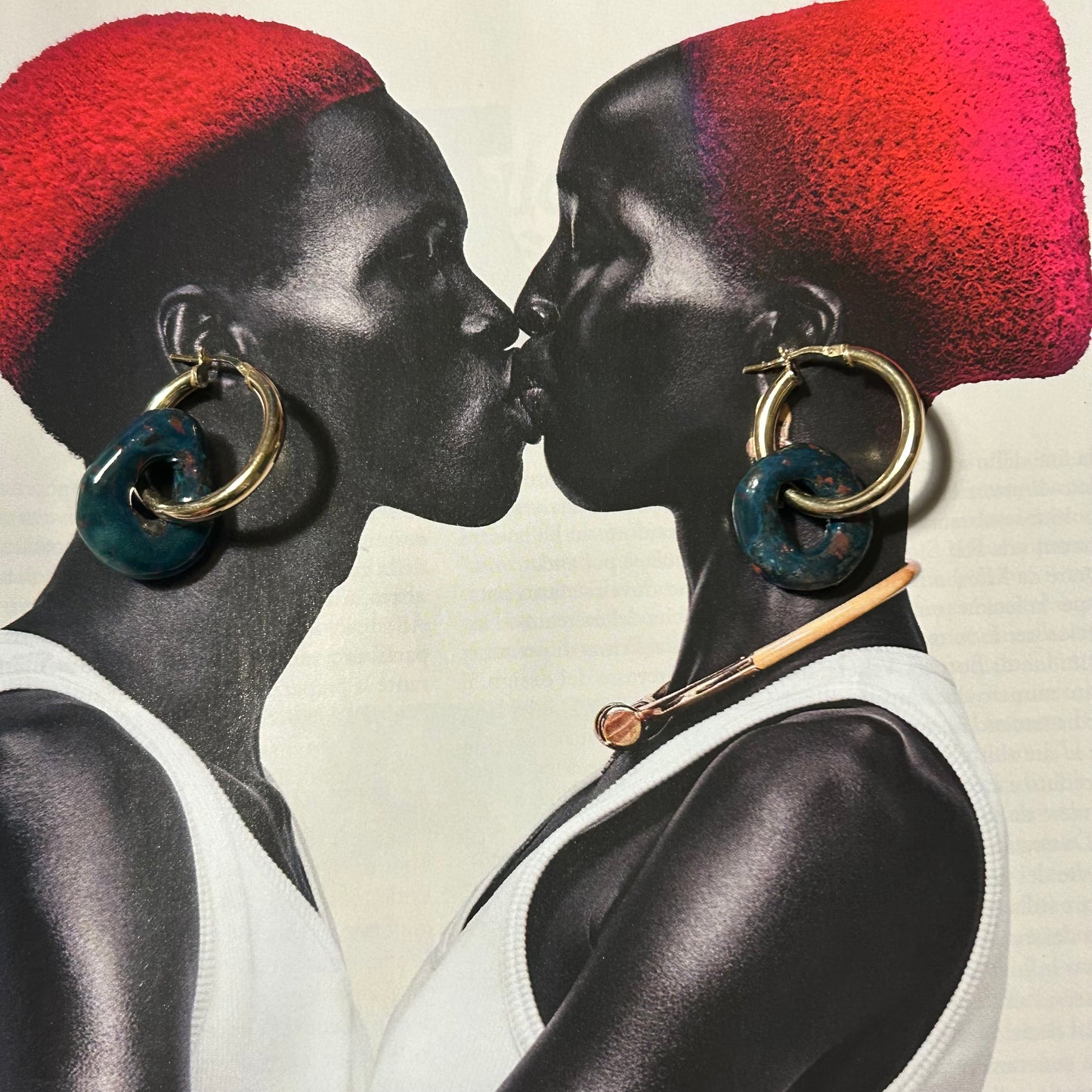 Orecchini “Nettuno a pois”