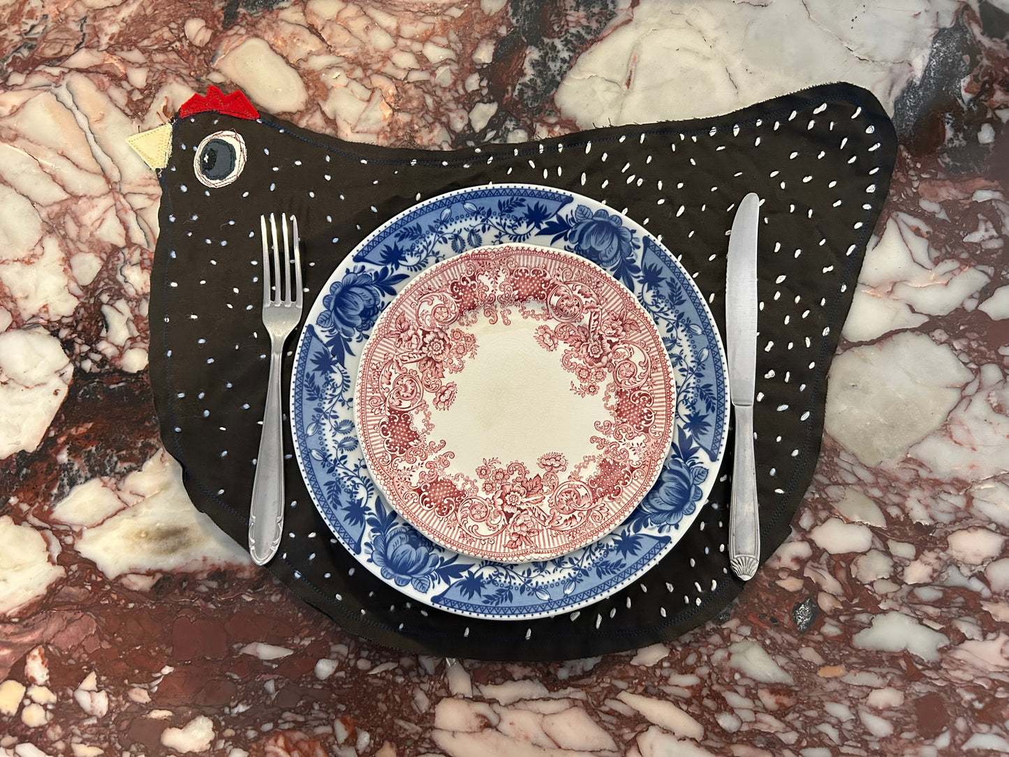 Tovaglietta “Gallina dark”