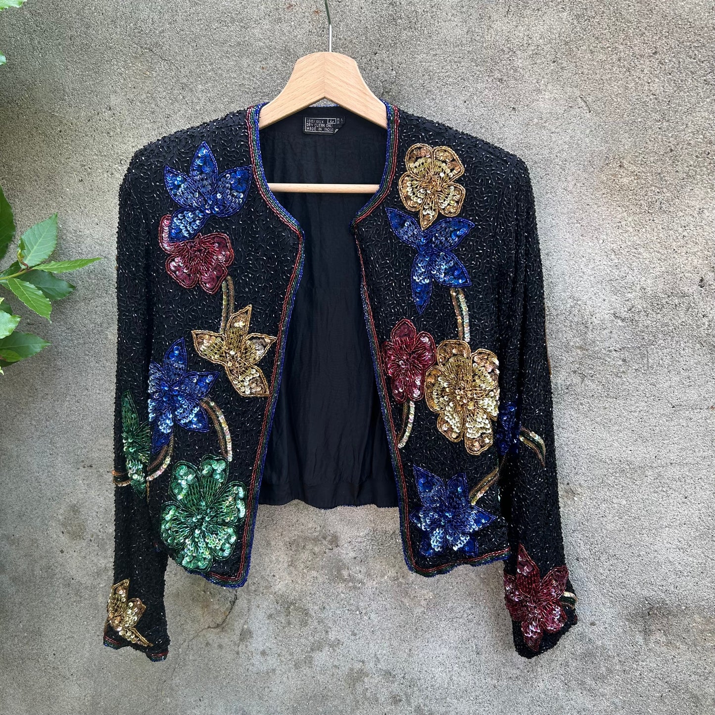 Bolero ricamato a fiori