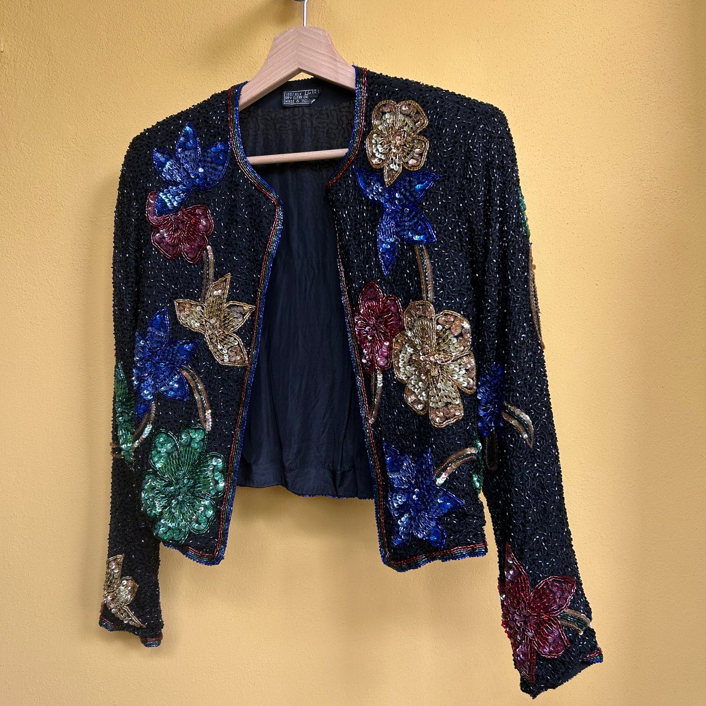 Bolero ricamato a fiori