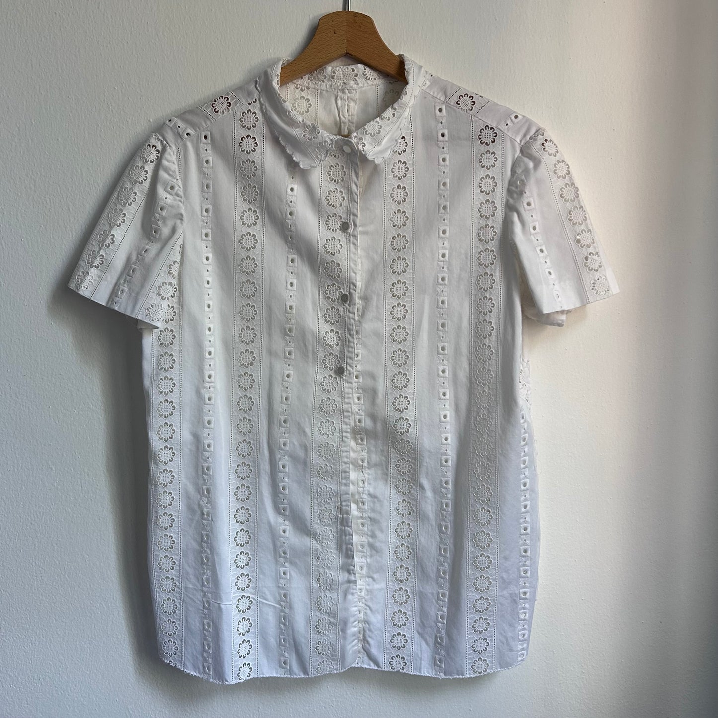 Camicia in pizzo sangallo