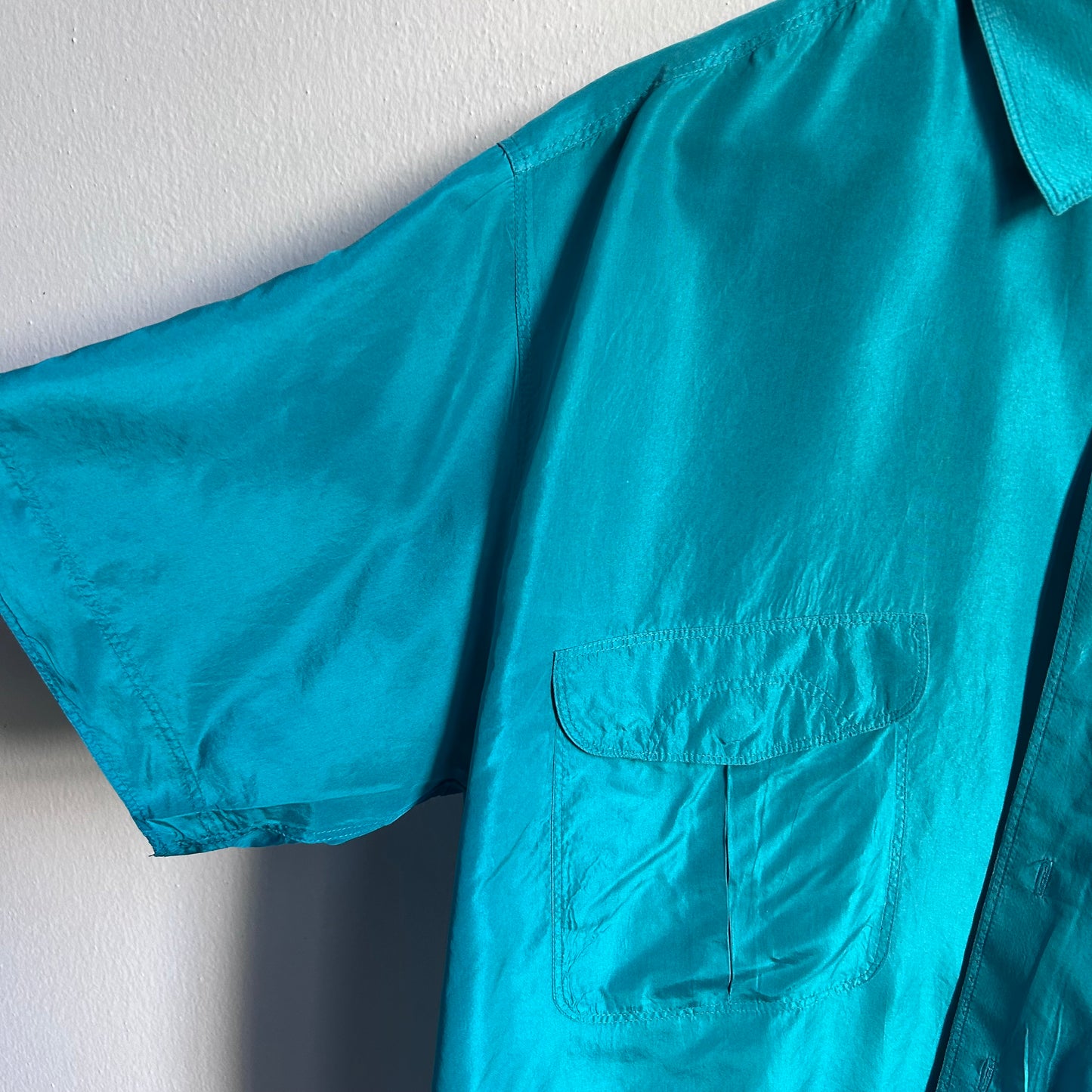 Camicia over verde