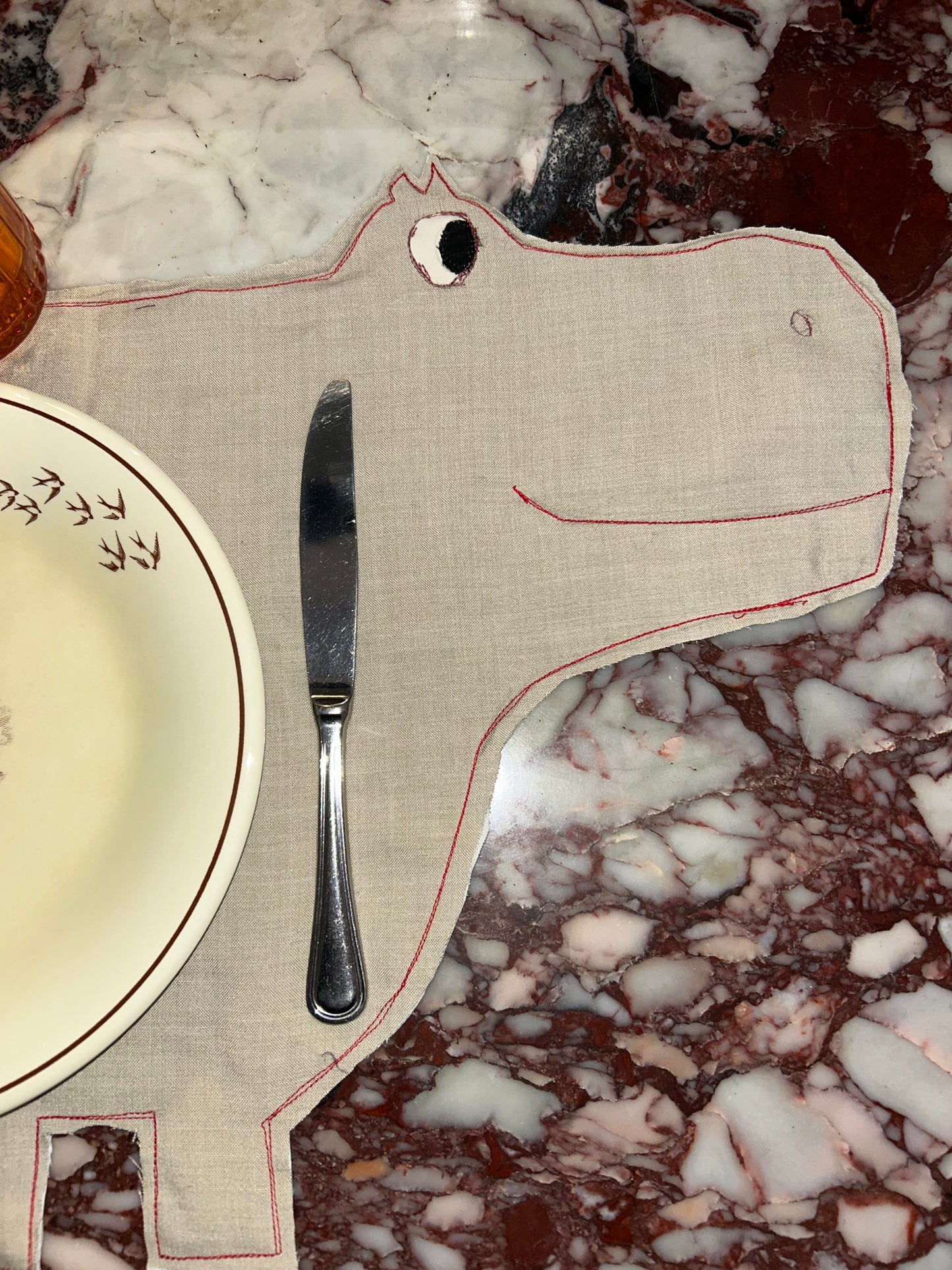 Tovaglietta “Ippo-tortora"