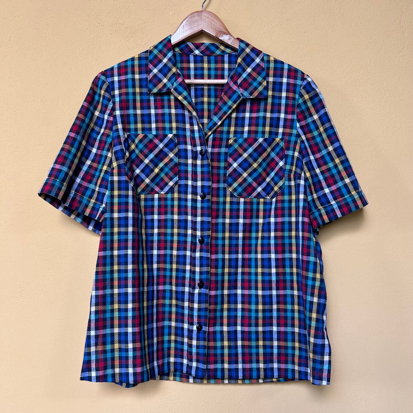 Camicia scozzese toni freddi