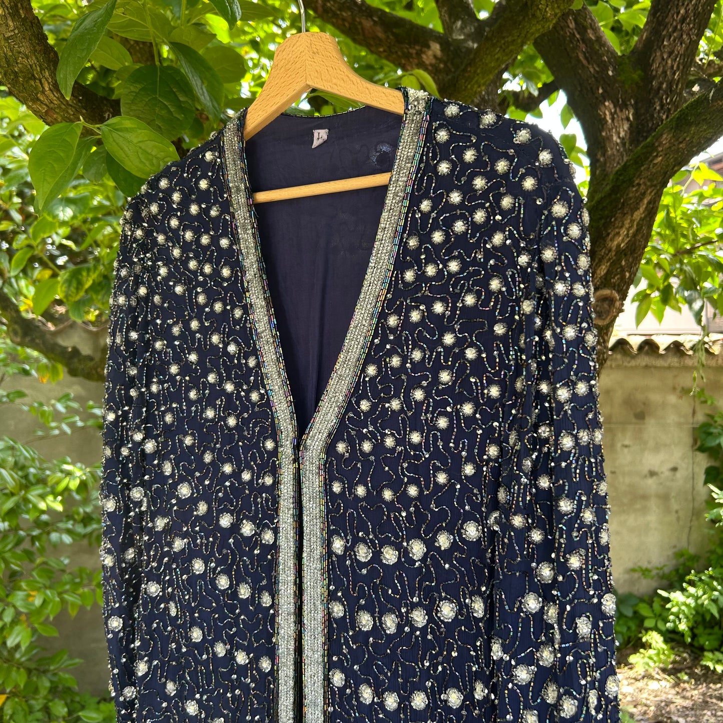 Camicia di perline e paillettes