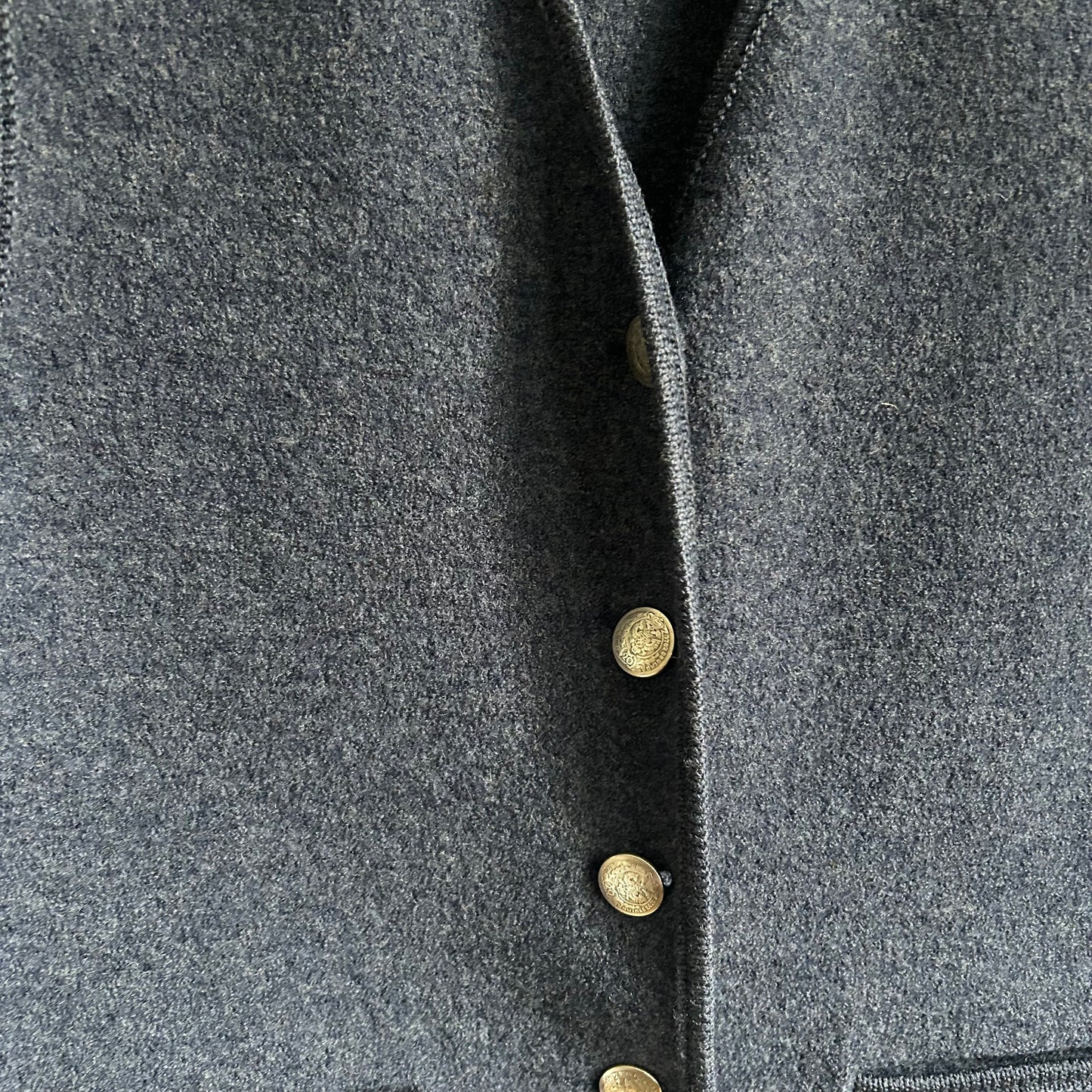 Gilet tirolese blu