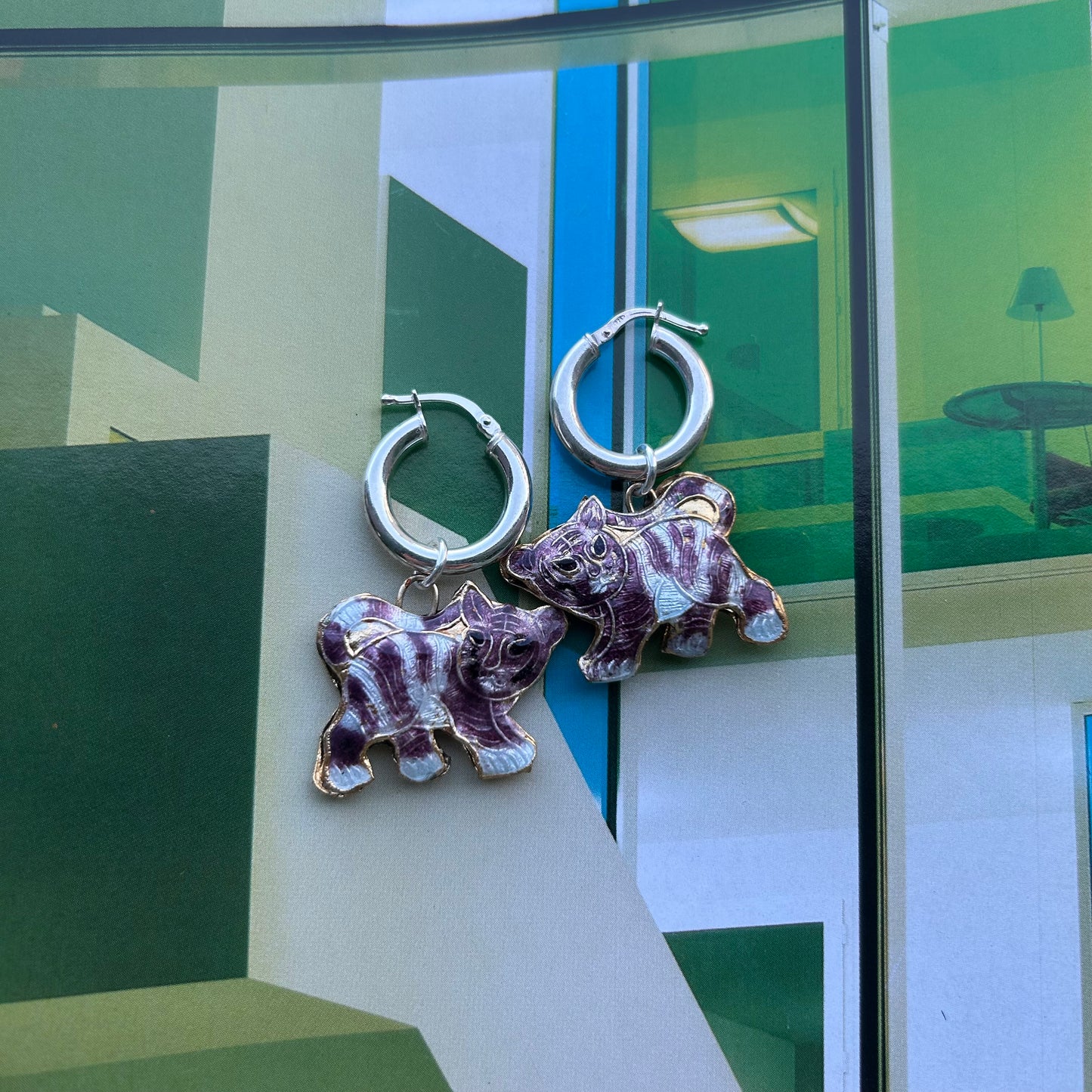 Orecchini “Gatti del deserto”