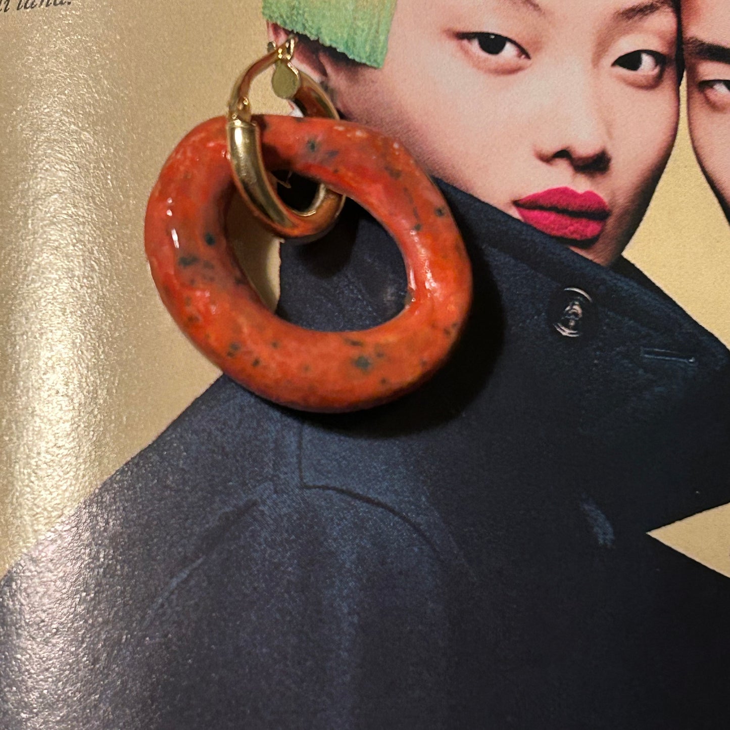 Orecchini “Rosso di Verona”