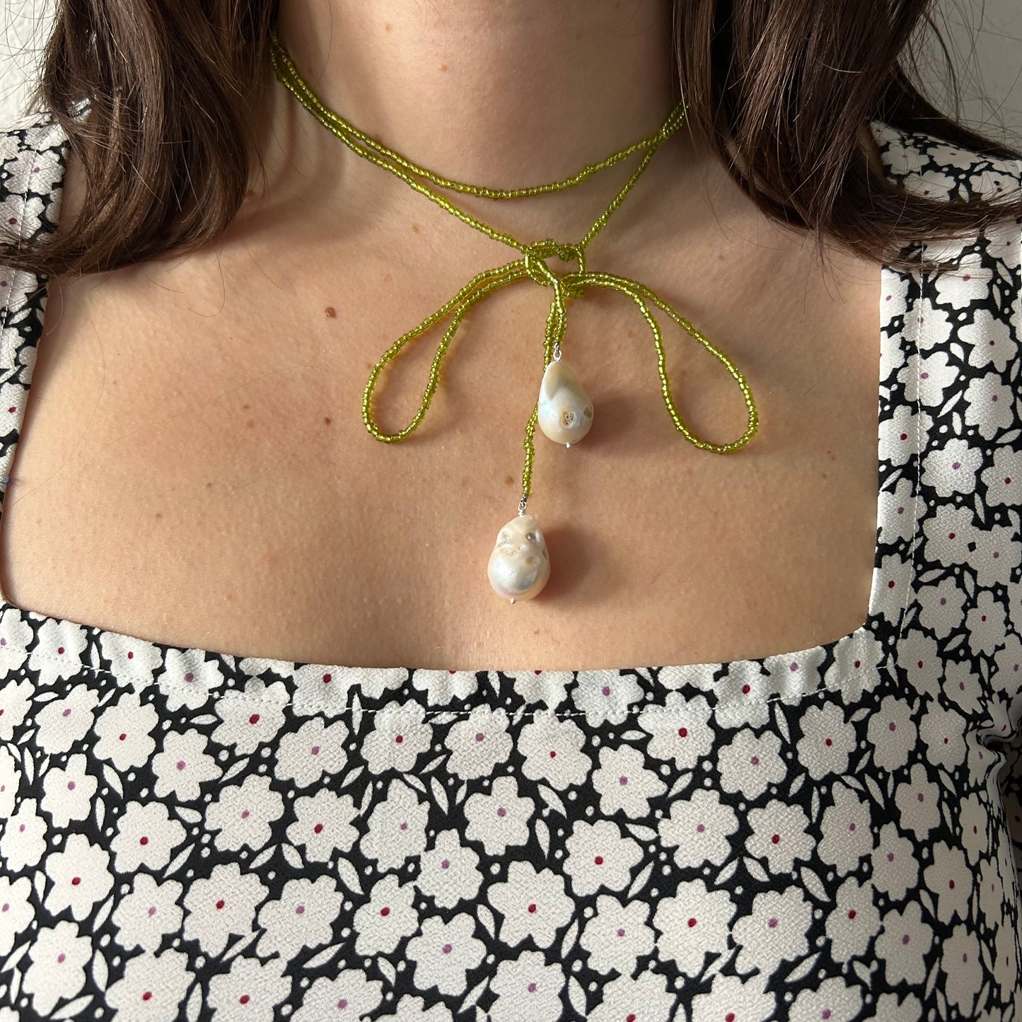 Collana "Perle verdi"