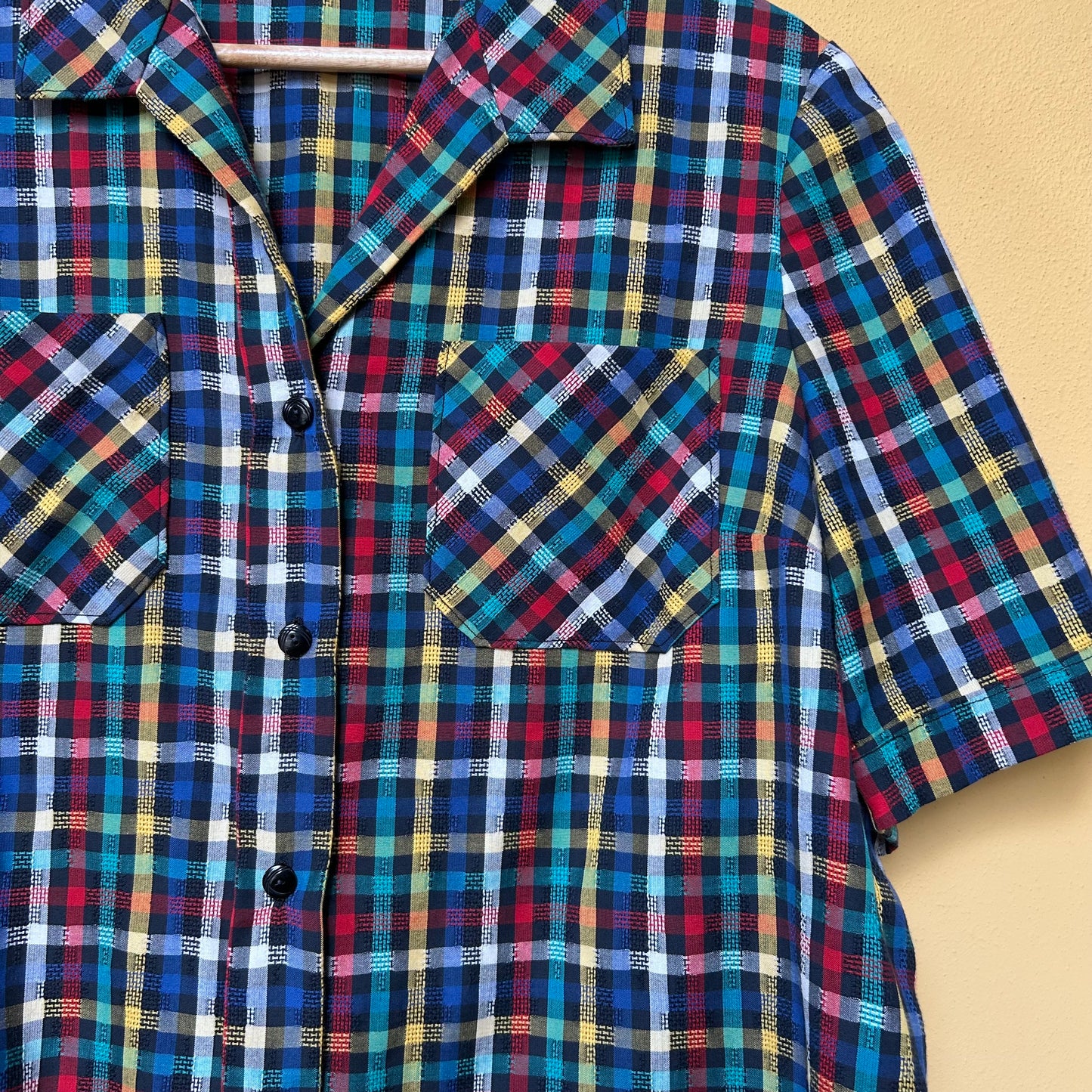 Camicia scozzese toni freddi