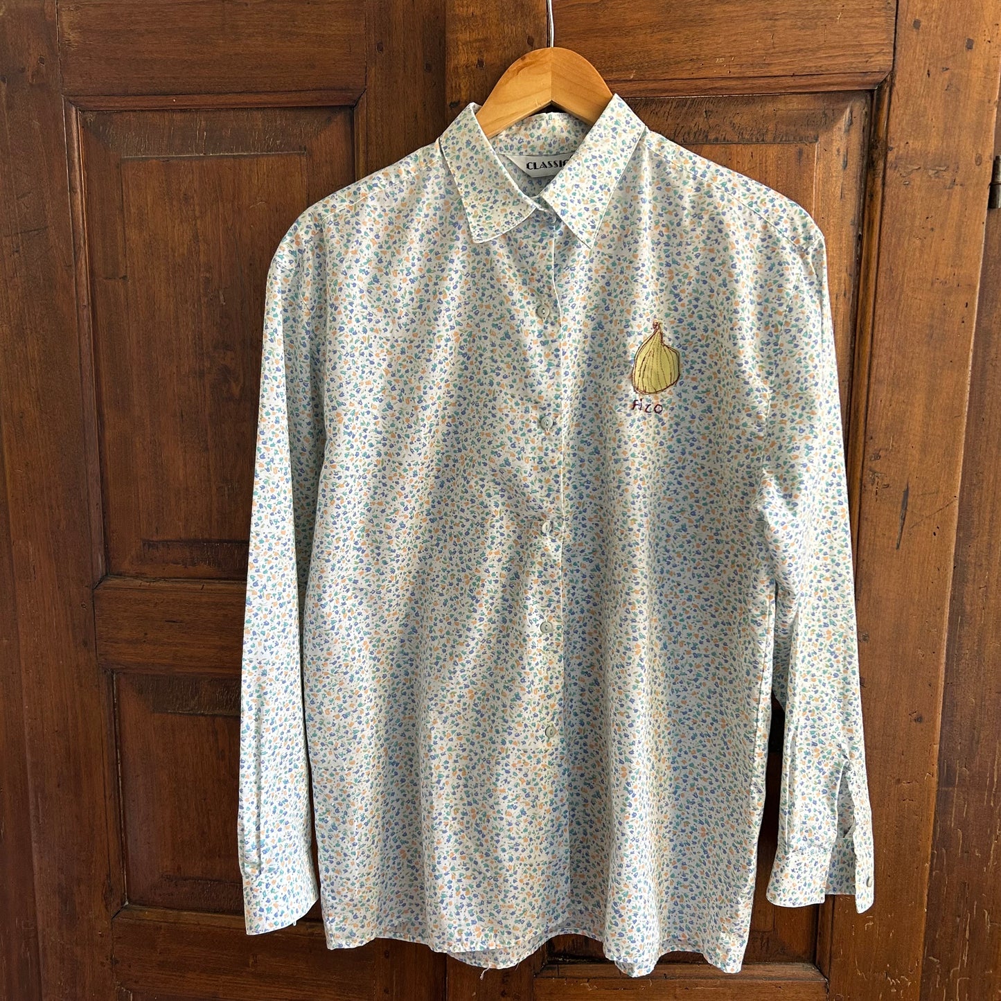 Camicia  a fiori con fico