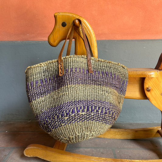 Borsa in paglia vintage