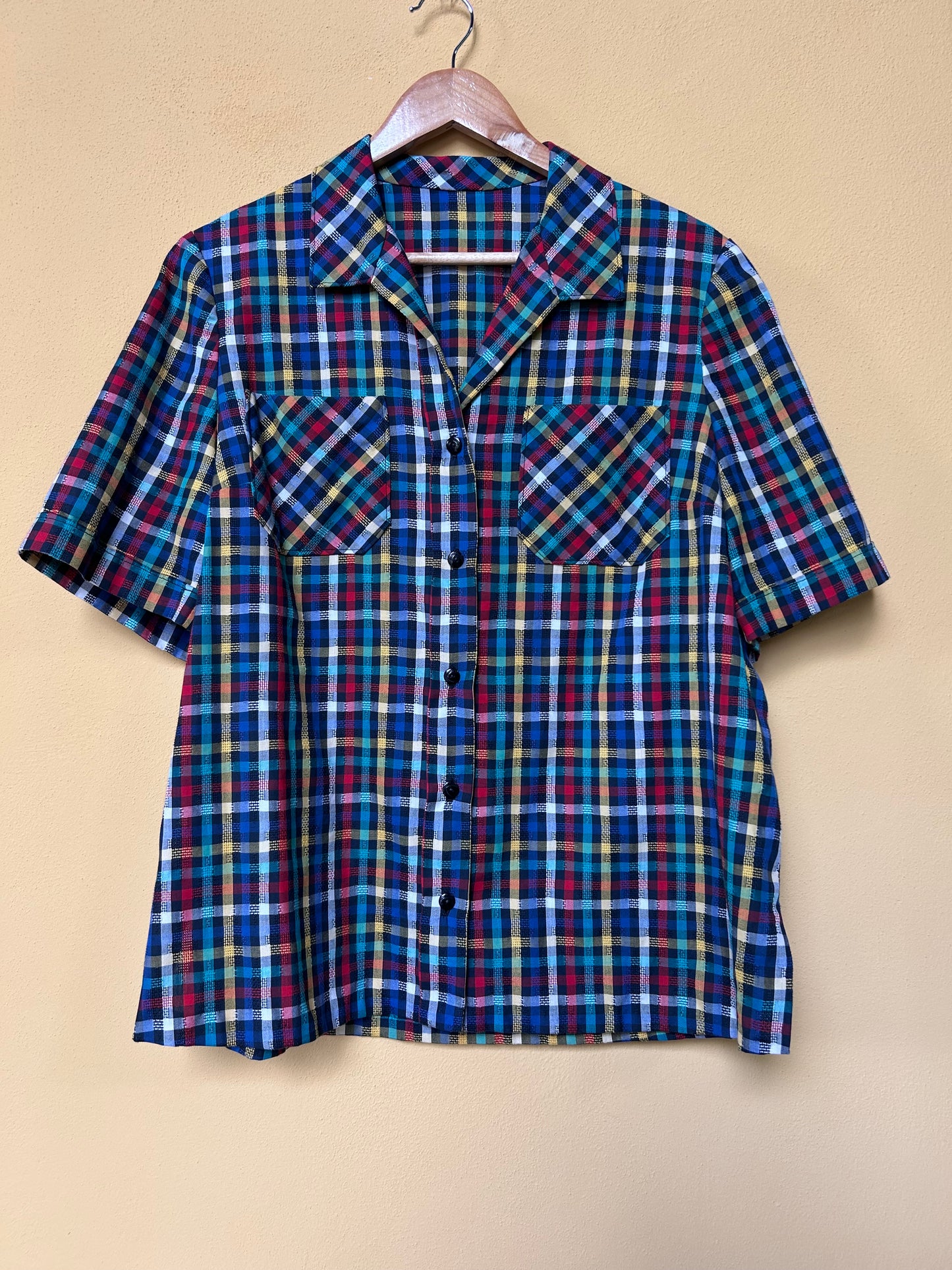 Camicia scozzese toni freddi